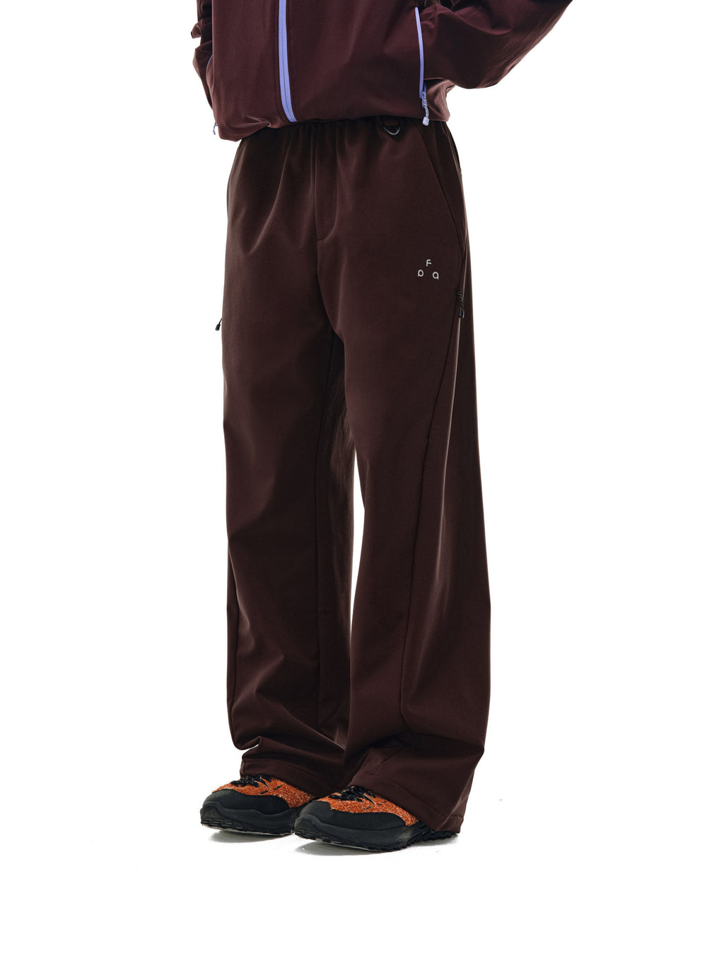 FPA Outdoor Loose Lightweight Breathable Softshell Skin-Friendly Curved Cut Long Pants – Chinese Trend Straight-Leg Sports Casual Pants for Men