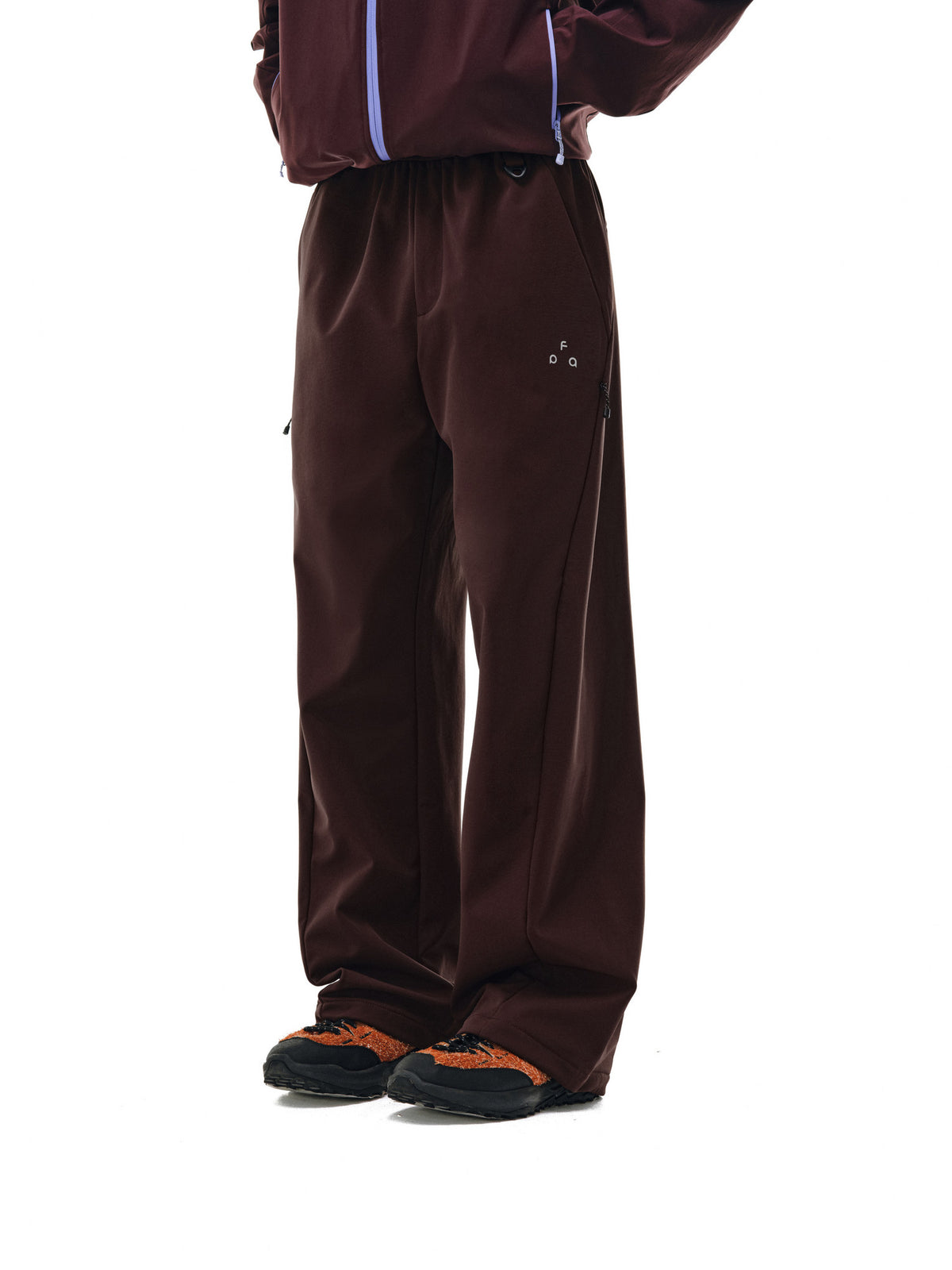 FPA Outdoor Loose Lightweight Breathable Softshell Skin-Friendly Curved Cut Long Pants – Chinese Trend Straight-Leg Sports Casual Pants for Men
