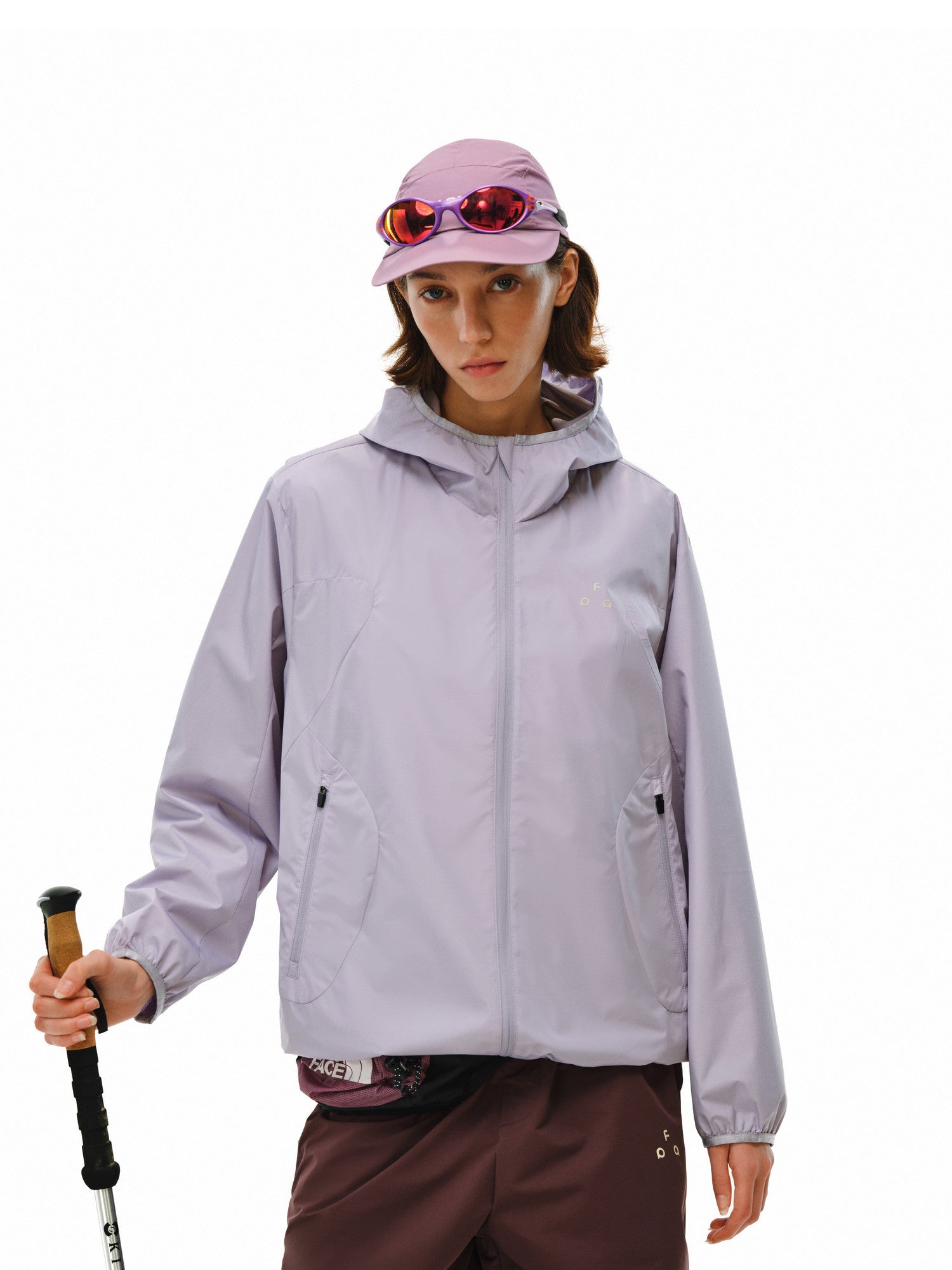 FPA Split Panel Track Jacket – Lightweight Hooded Outdoor Jacket for Spring and Autumn, Loose Unisex Design
