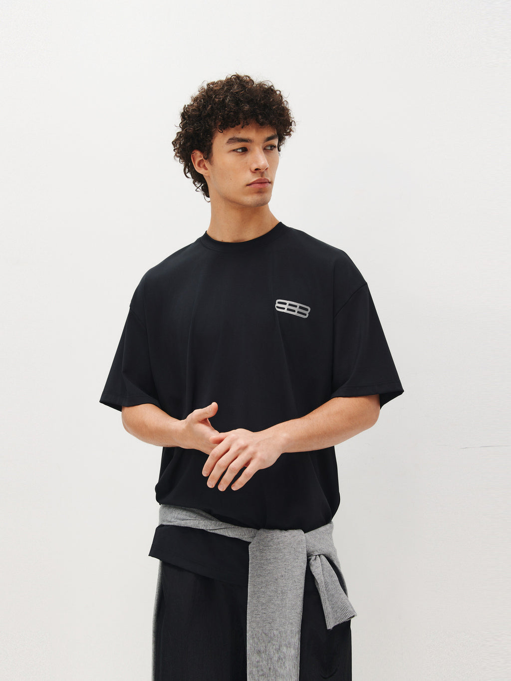 FPA Quick-Dry Moisture-Wicking Gradient Track Short Sleeve T-Shirt for Men - Chinese Streetwear Trendy Summer Cool Touch Tee