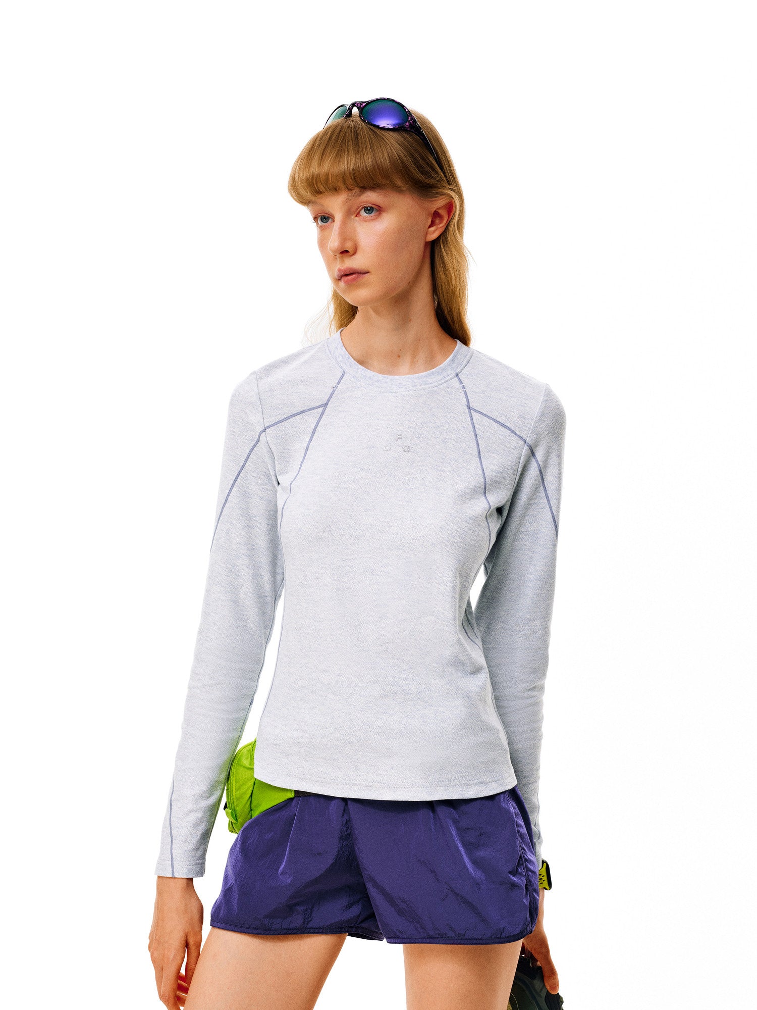 FPA Cotton Yarn Jacquard Abrasion-Resistant Sports T-Shirt 2026 Autumn New Outdoor Fitness Running Long Sleeve Women