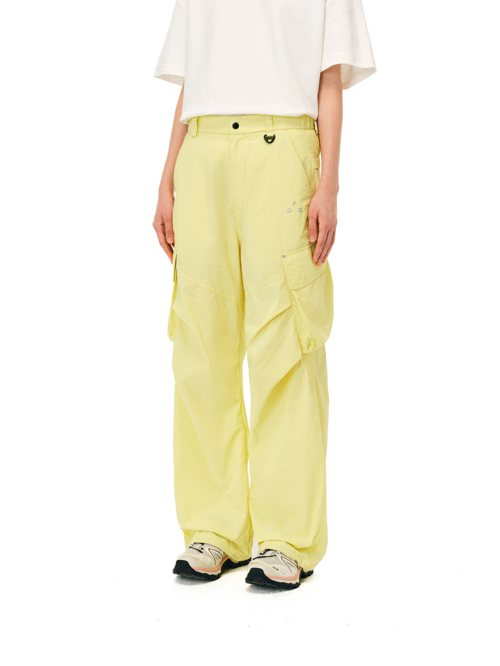 FPA Outdoor Water-Repellent Cargo Pants with Hidden Pockets and 3D Slanted Pockets, Chinese Streetwear Loose Fit Techwear Long Pants for Men