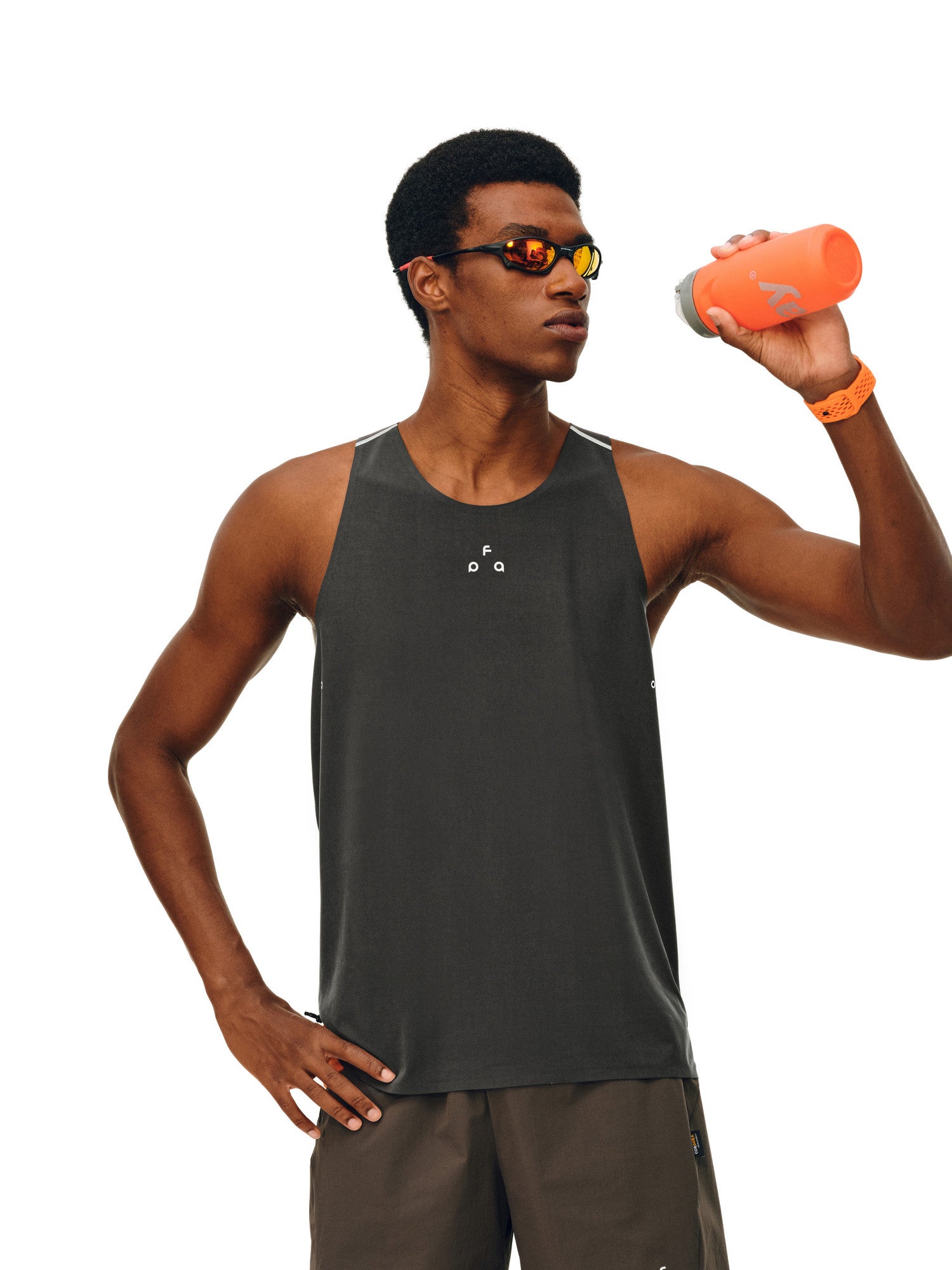 FPA Breathable Fully Taped Cool-Touch Quick-Dry Sports Sleeveless Vest Summer Outdoor Fitness Premium Tank Top