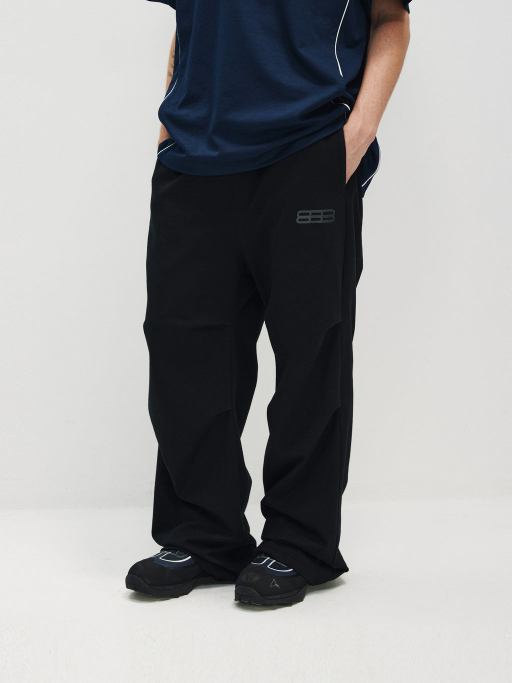 FPA Knit Casual Pants with Pleats – Loose-Fitting, Summer-Ready Long Pants