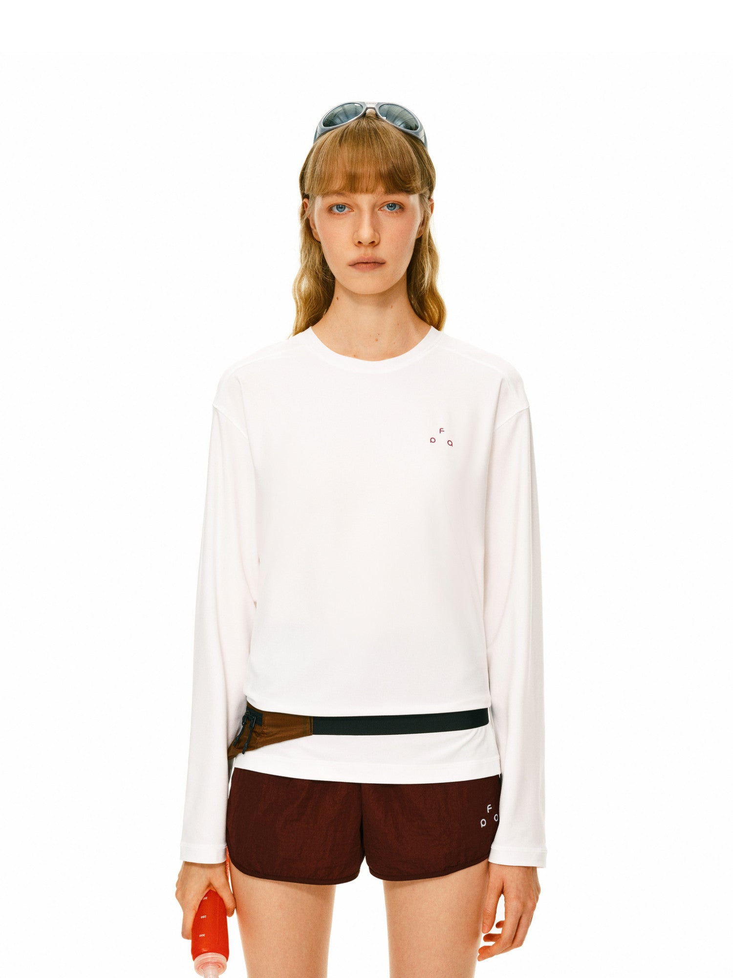 FPA Men's and Women's Long Sleeve Outdoor Casual Sports Color-Blocked Printed T-Shirt with Antibacterial Yarn, Lightweight, Round Neck, Couple Style