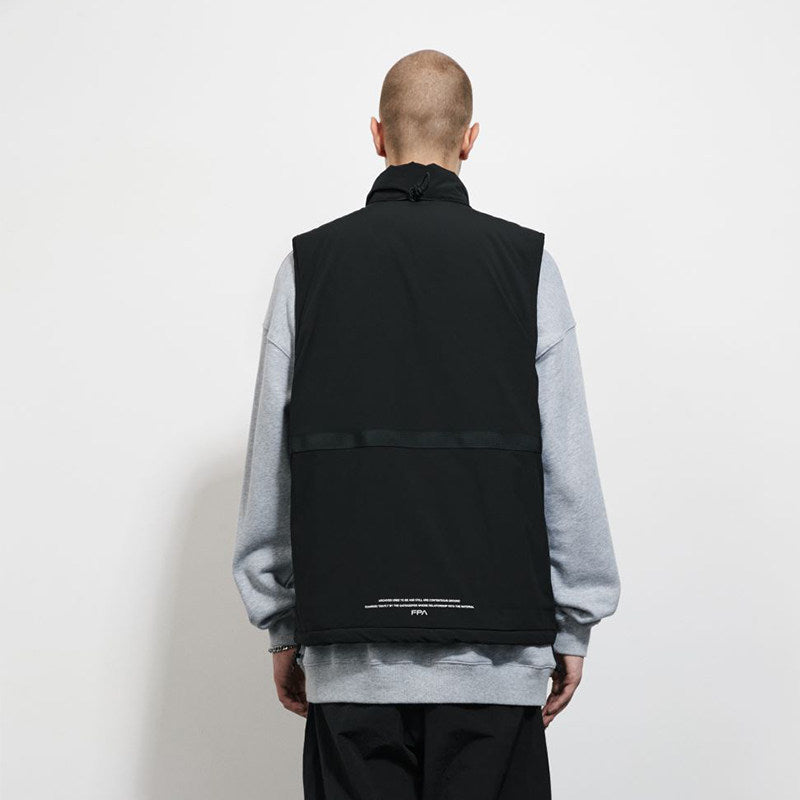 FPA (VENGETICE) Tactical Cotton Padded Vest, Workwear Cotton Jacket, Loose Fit, Chinese Streetwear, Autumn/Winter Vest Coat