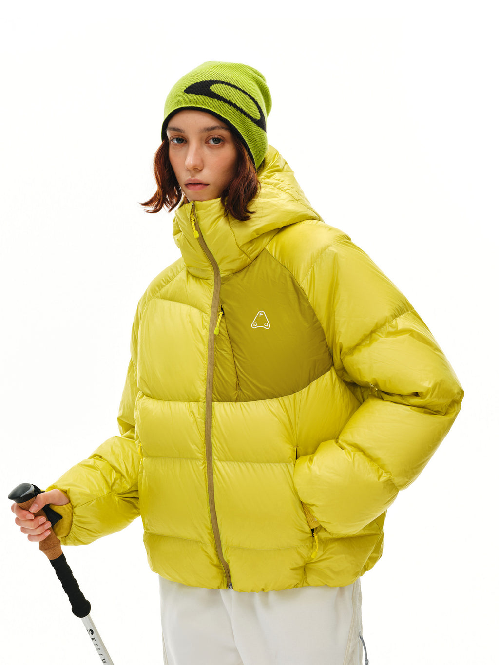FPA 800FP 95% White Duck Down Arc Light-Transparent Down Jacket - Winter Couple's Warm Hooded Down Coat