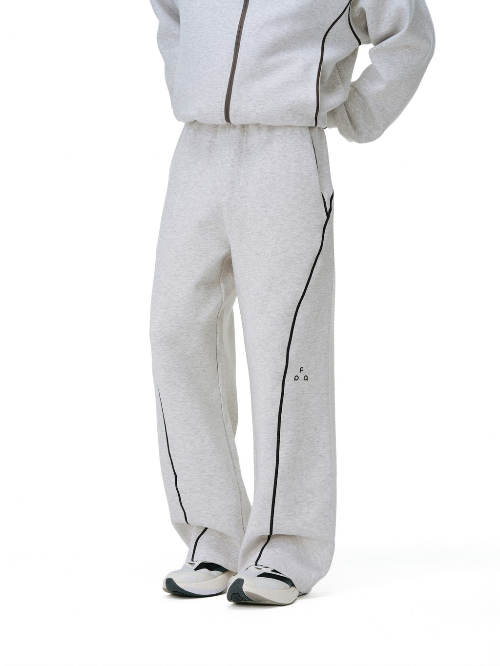 FPA Warm Skin-Friendly Drape Air Layer Sweatpants Spring/Autumn Loose Straight-Leg Unisex Casual Long Pants