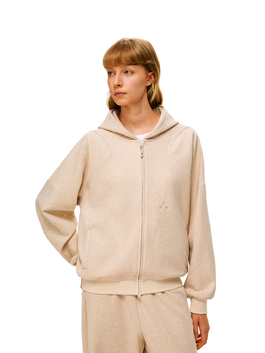 FPA Double-Sided Cotton Yarn Antibacterial Warm Hoodie - Autumn Casual Couple Set Cardigan Zip Hoodie for Men