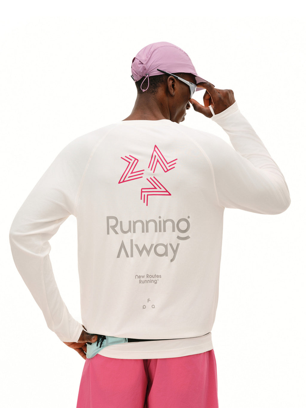 FPA7A Antibacterial Moisture-Wicking Long Sleeve Spring Outdoor Sports Running Fitness Casual Crew Neck Couple T-Shirt for Men