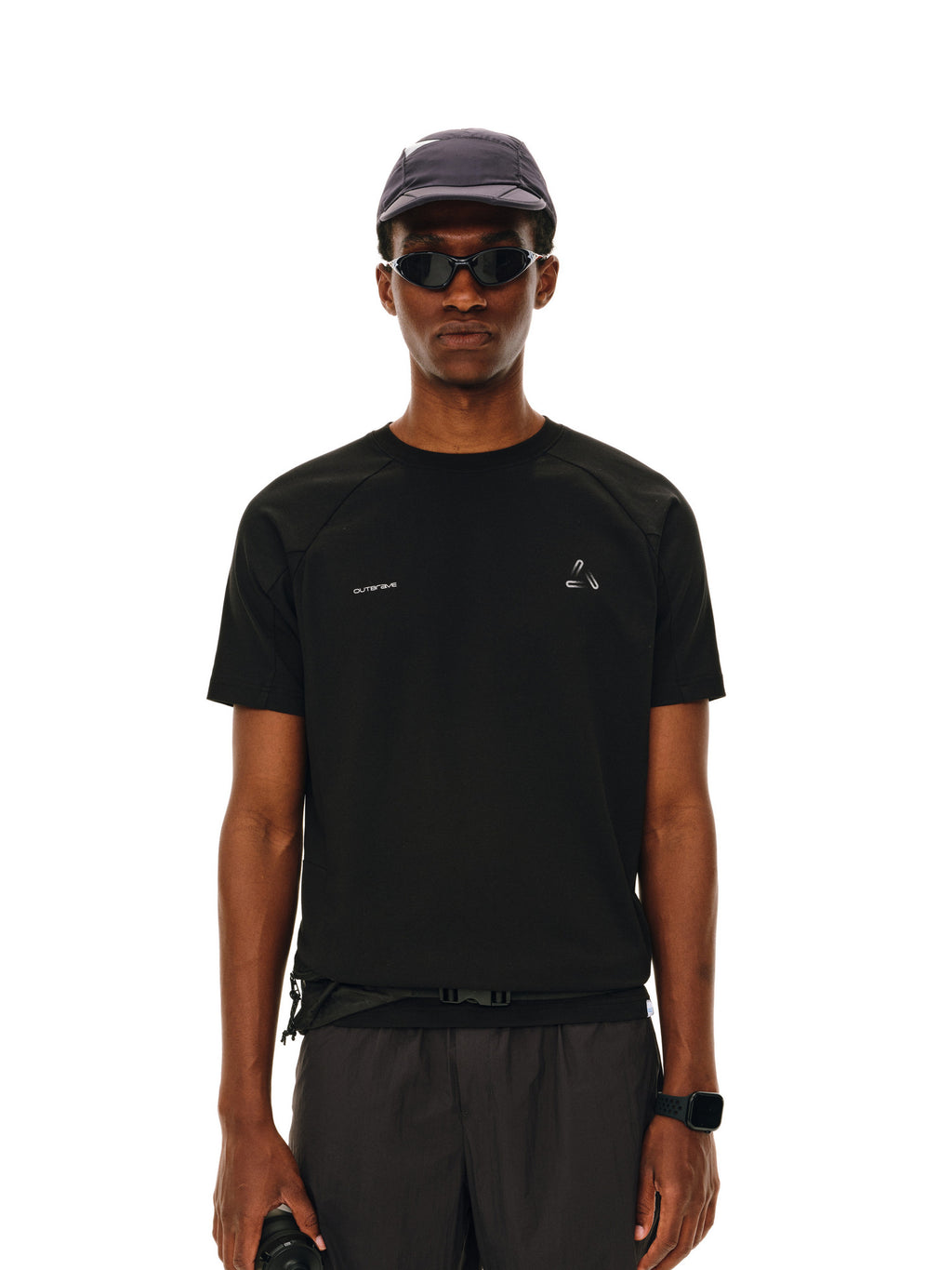 FPA COOLMAX Printed T-Shirt Quick-Dry Cool Touch Athletic Fit Summer Round Neck Outdoor Short Sleeve for Men