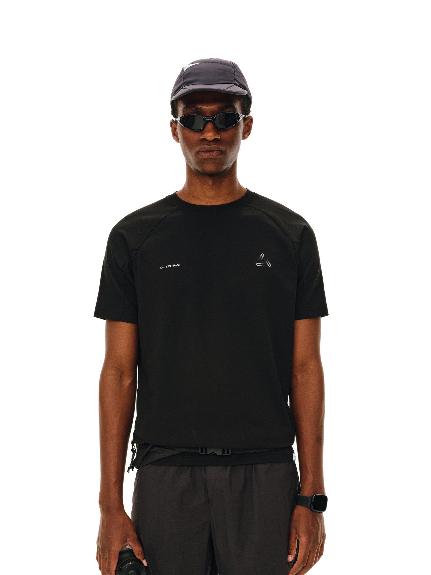 FPA COOLMAX Printed T-Shirt Quick-Dry Cool Touch Athletic Fit Summer Round Neck Outdoor Short Sleeve for Men