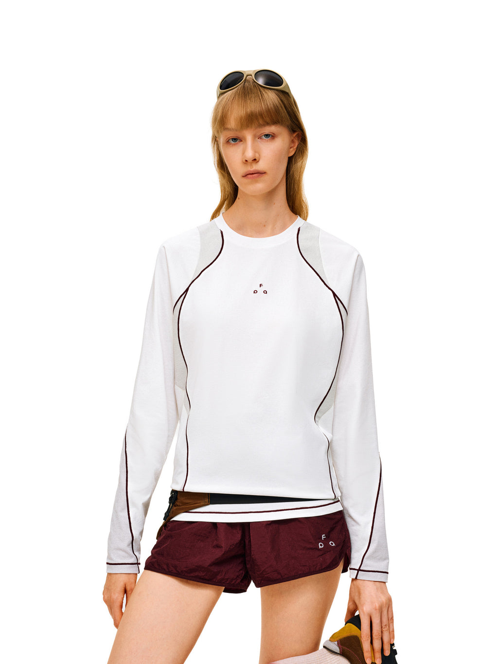 FPA Arc Contrast Breathable Training Long Sleeve Outdoor Sports Crew Neck Couple Casual Autumn T-Shirt