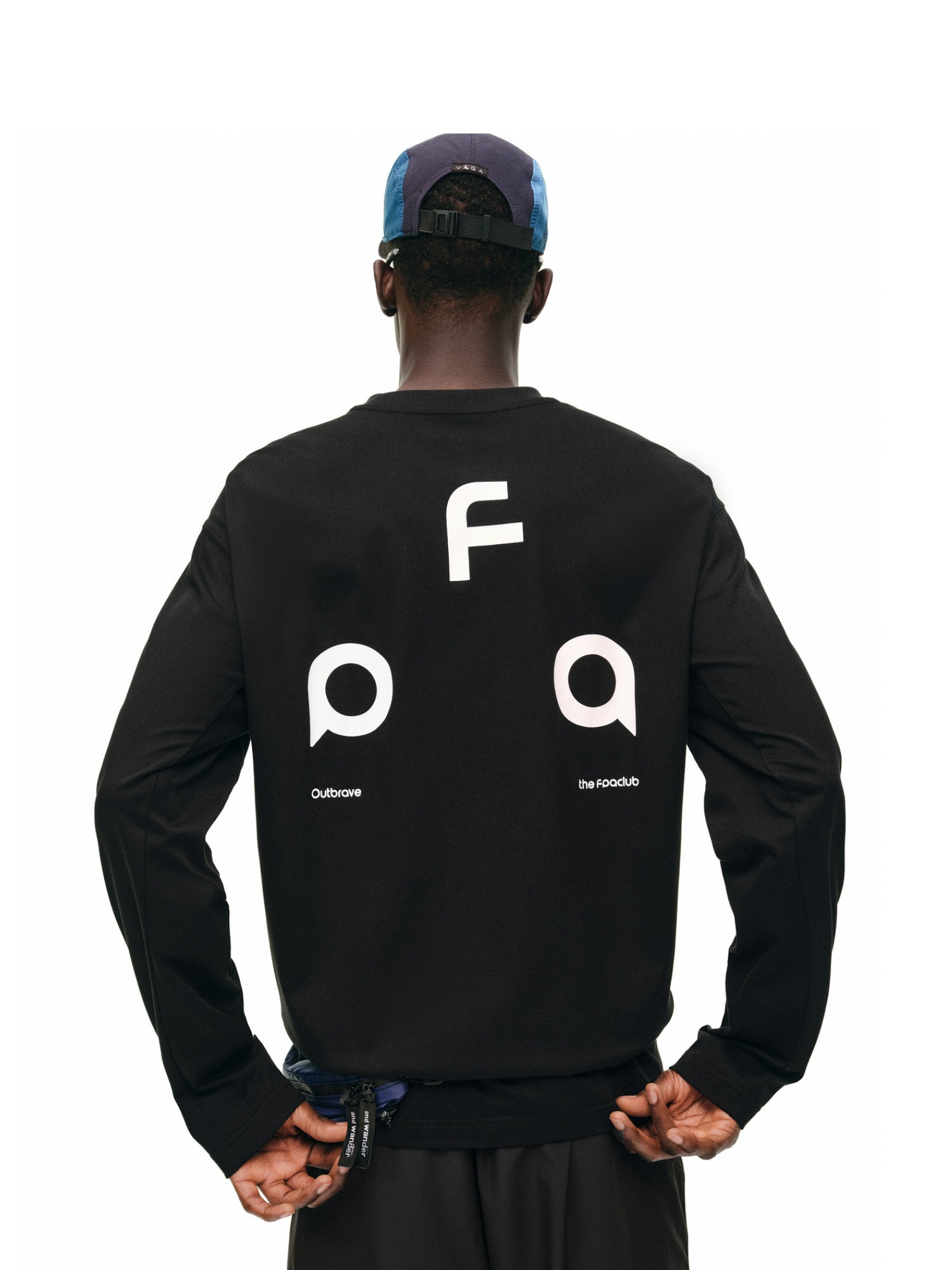 FPA Triangle Logo Printed Crew Neck Long Sleeve T-Shirt for Men and Women, Sports Style, Basic Couple Tee