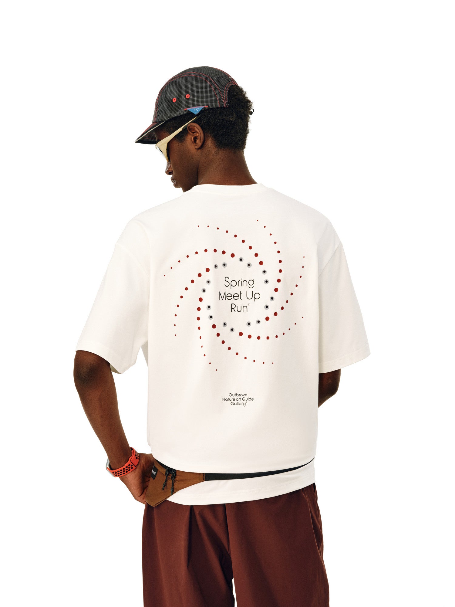 FPA Perforated Polka Dot Print COOLMAX Sports Short Sleeve T-Shirt – Summer Outdoor Breathable Premium Round Neck Couple Tee