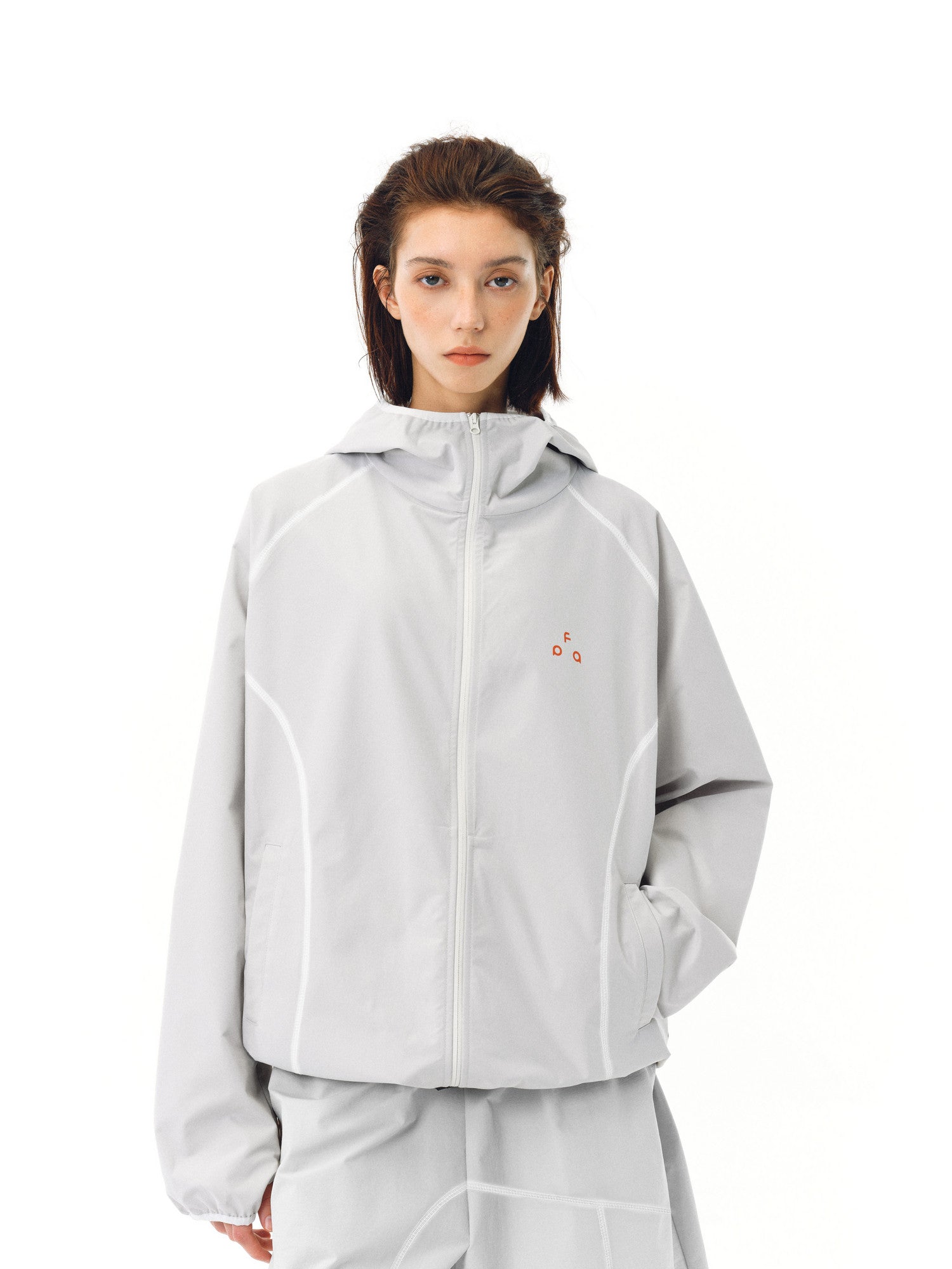 FPA UPF50+ Lightweight Training Zip-Up Jacket for Outdoor Sports, Loose-Fit Unisex Sun Protection