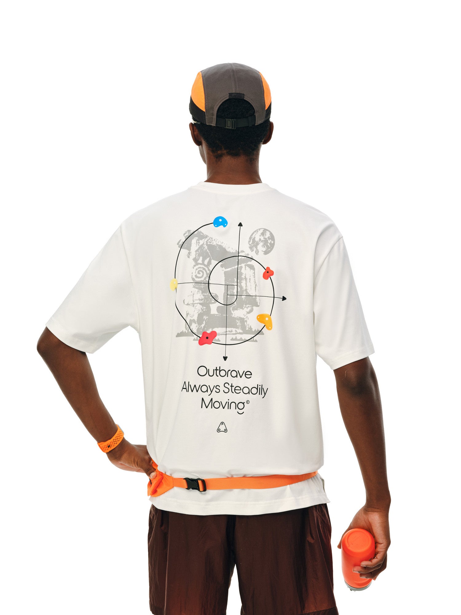 FPA COOLMAX Quick-Dry Lyocell Climbing Sports Printed Short Sleeve T-Shirt, Summer Cool-Touch Breathable Couple Tee for Men