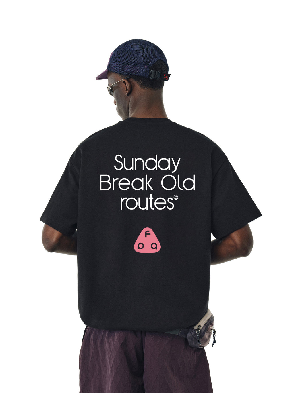 FPA Cool-Touch Color-Block Short Sleeve T-Shirt – Summer Streetwear Unisex Relaxed Fit Tee