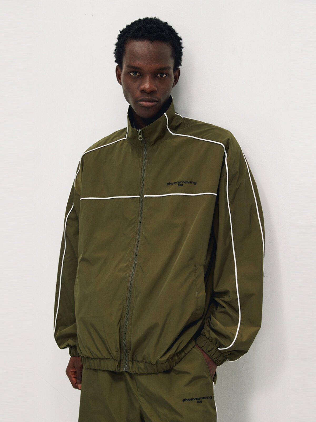 FPA Retro Sports Casual Jacket Spring/Autumn Loose Outdoor American Short Stand Collar Top Chinese Streetwear Brand Coat