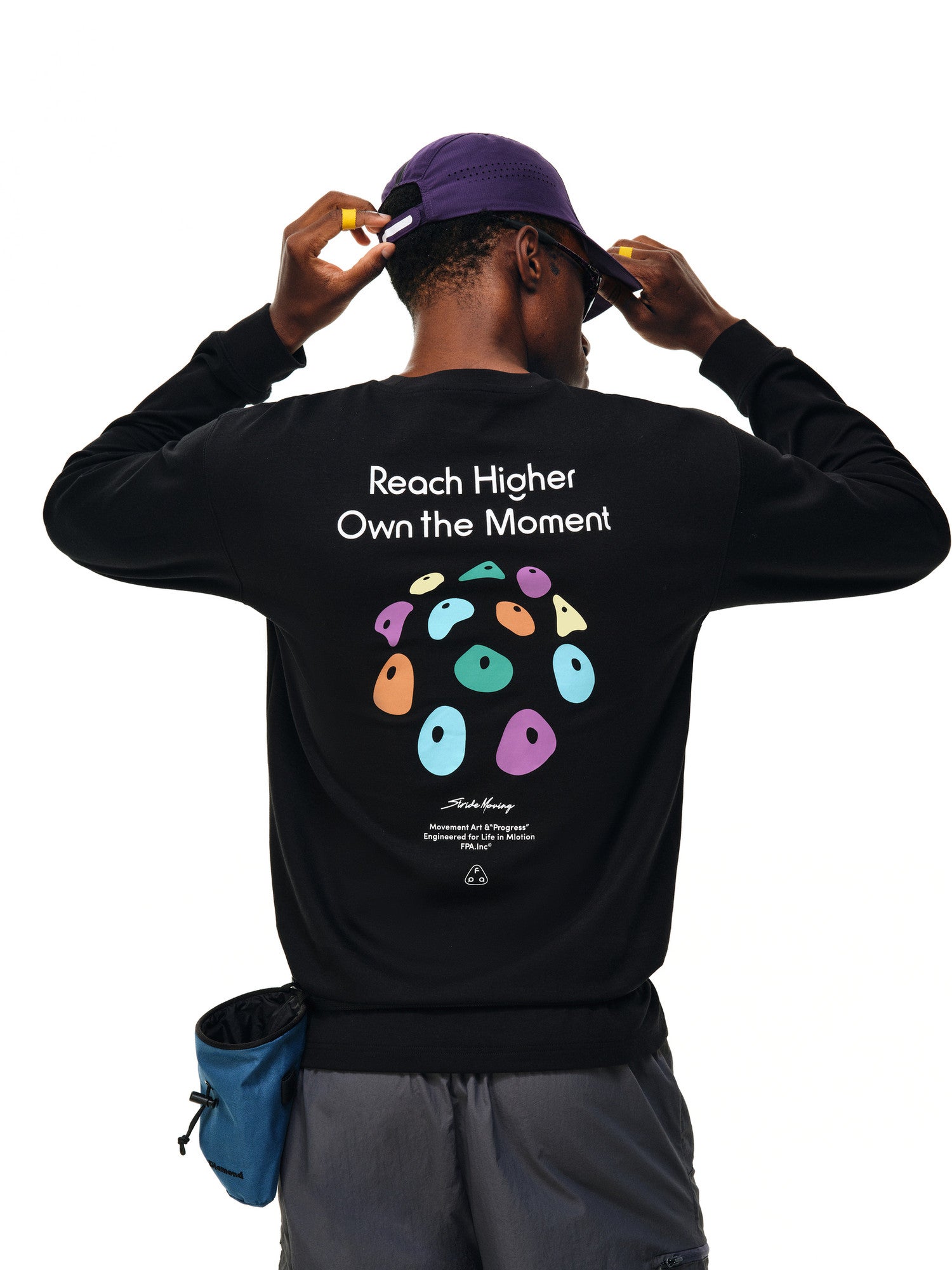 FPA Climbing Color-Block Long-Sleeve Sports T-Shirt 2026 Autumn New Long-Staple Cotton Crew Neck Casual Printed Long-Sleeve Men's