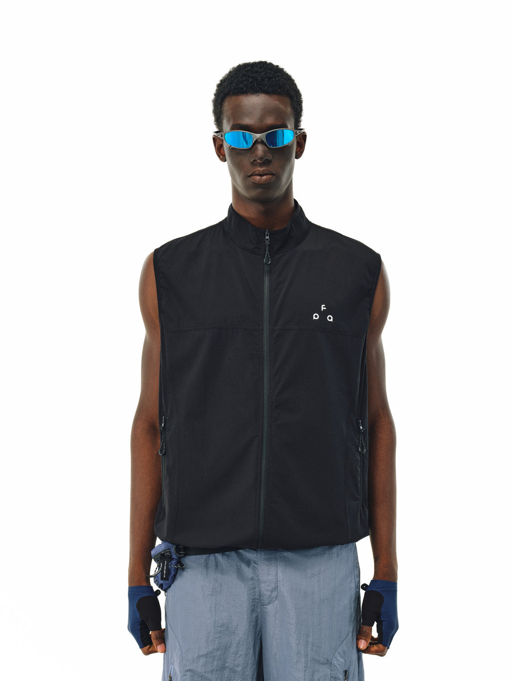 FPA Three-Proof High Moisture Permeability Lightweight Hasso Vest Sleeveless Jacket Summer Zipper Sport Chinese Style Men's White