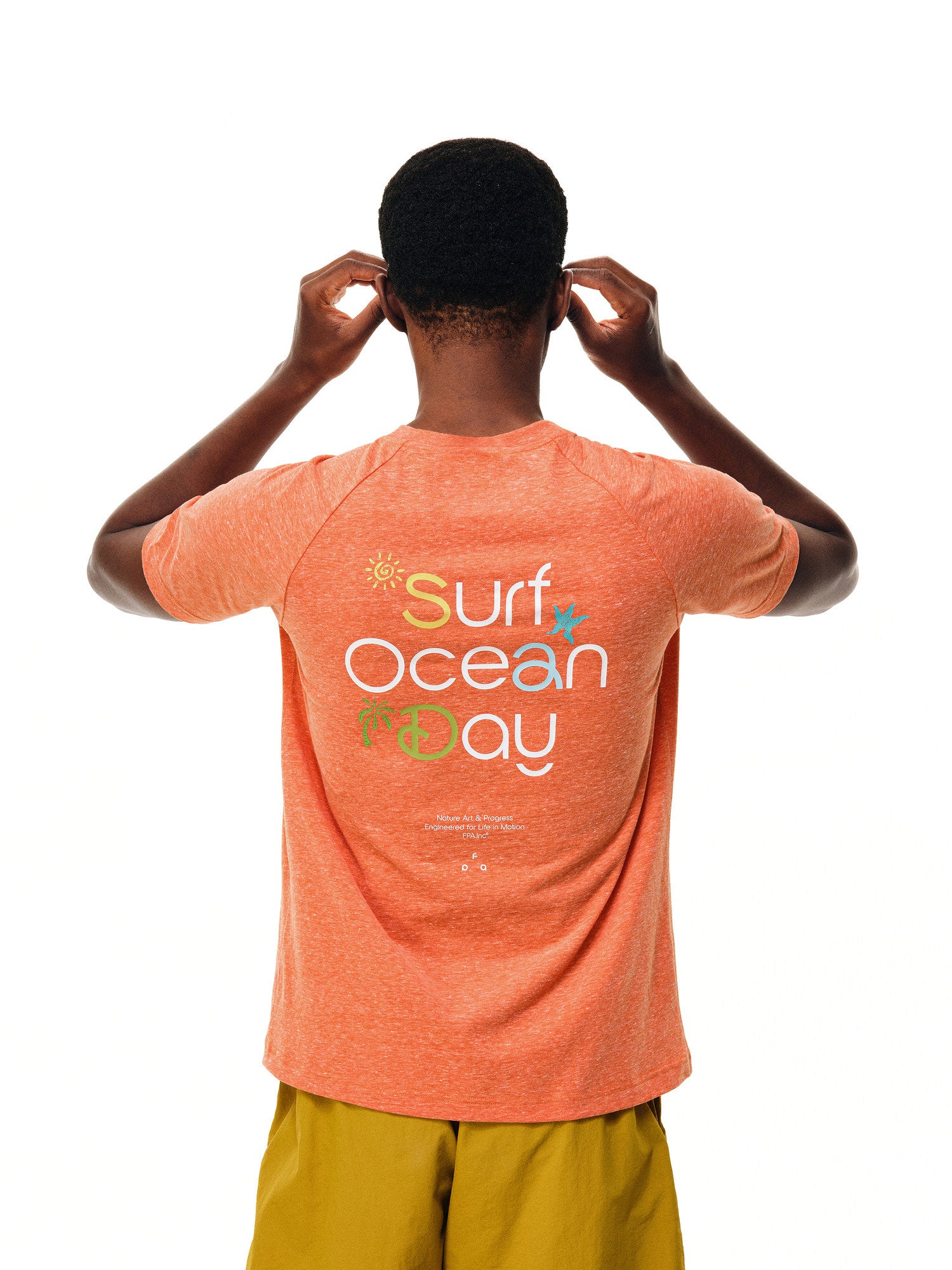 FPA Summer Beach Vacation Quick-Dry Short Sleeve T-Shirt, Summer Crew Neck Outdoor Dopamine Couple Casual Tee