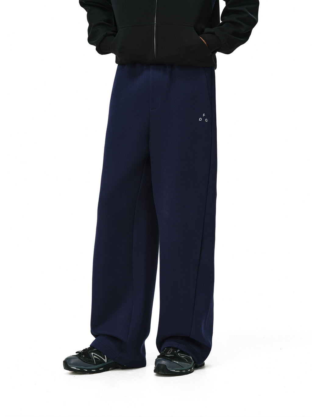 FPA Men's Casual Comfortable Skin-Friendly Stretch Straight-Leg Long Pants Spring/Autumn Loose Heavyweight Sweatpants