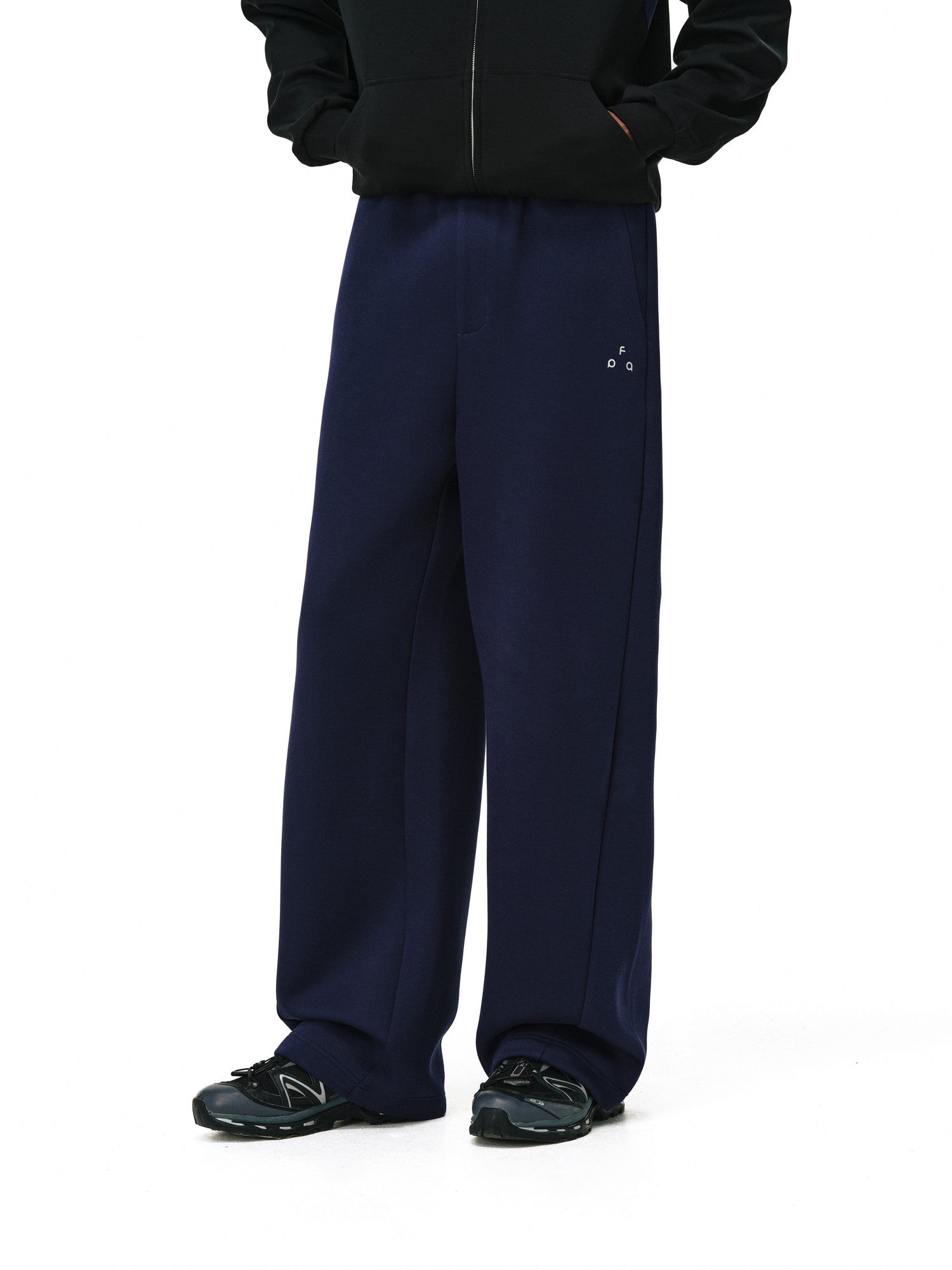 FPA Men's Casual Comfortable Skin-Friendly Stretch Straight-Leg Long Pants Spring/Autumn Loose Heavyweight Sweatpants