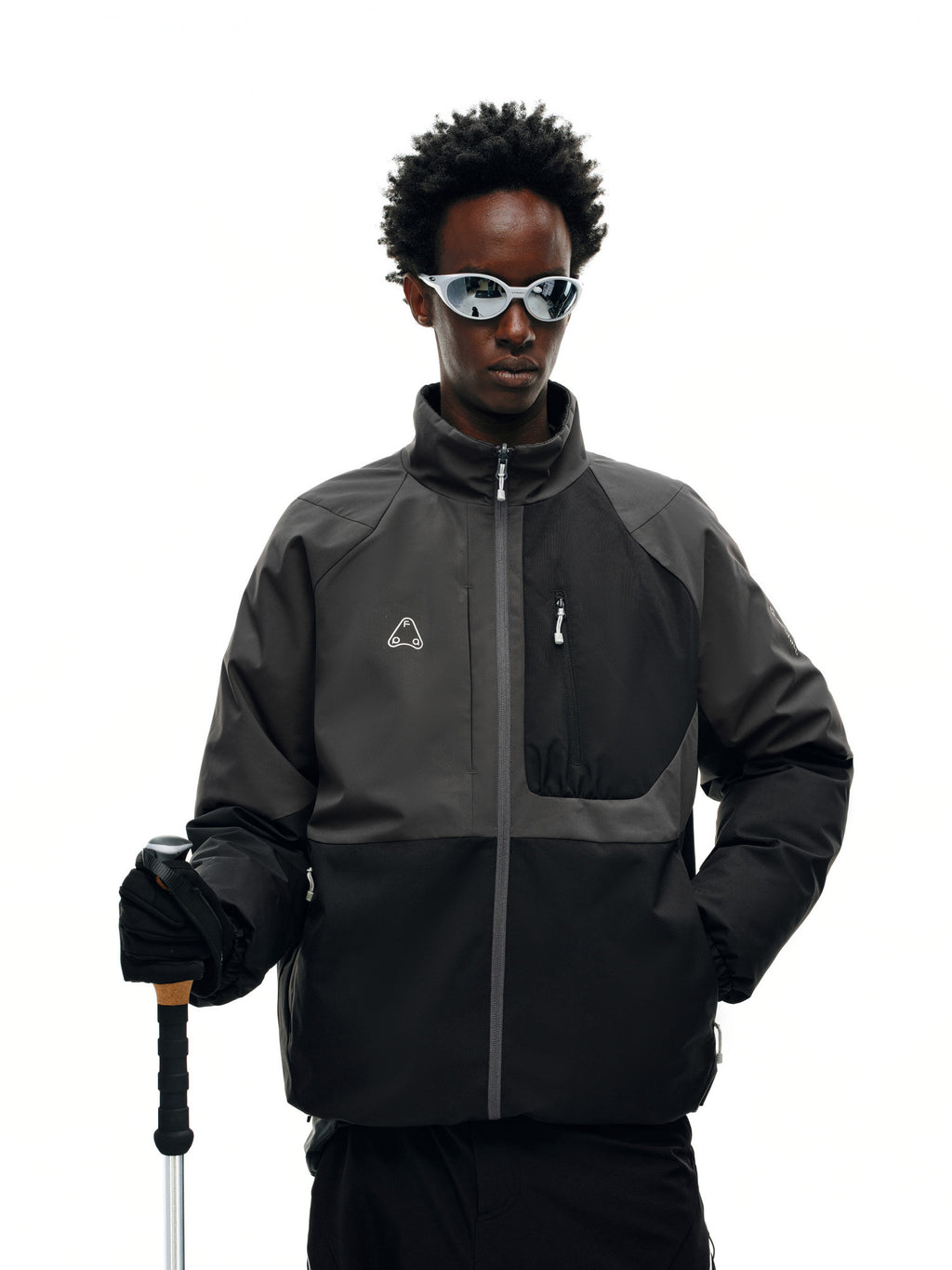 FPA Reversible Stitched Down Jacket Winter Windproof Waterproof Warm Premium Sports Down Coat for Men