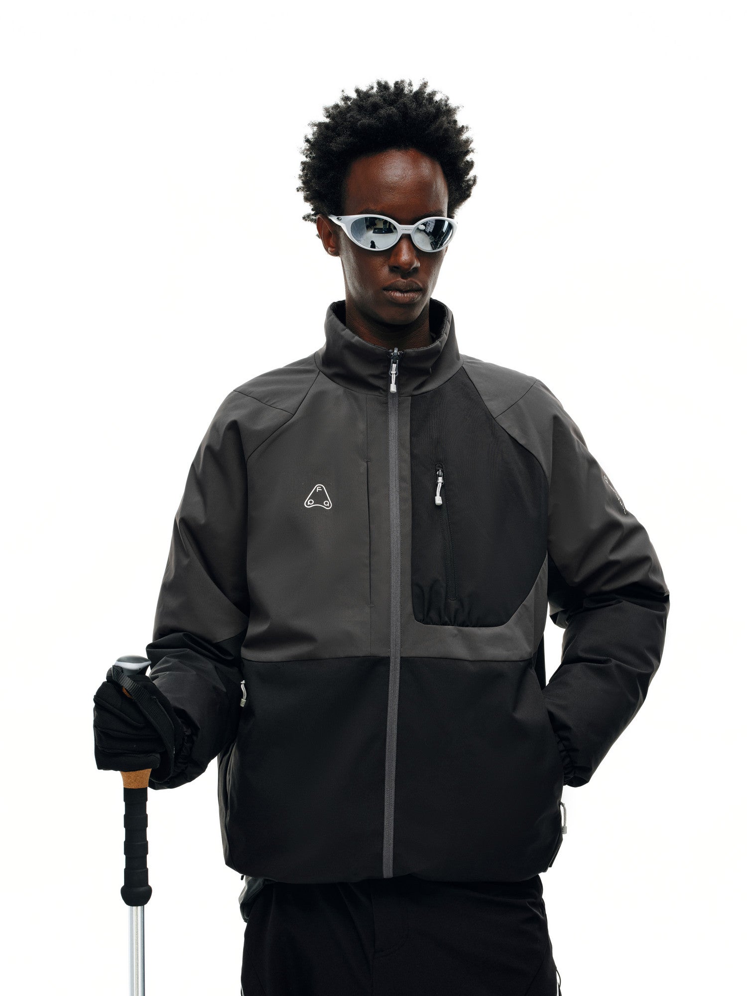 FPA Reversible Stitched Down Jacket Winter Windproof Waterproof Warm Premium Sports Down Coat for Men
