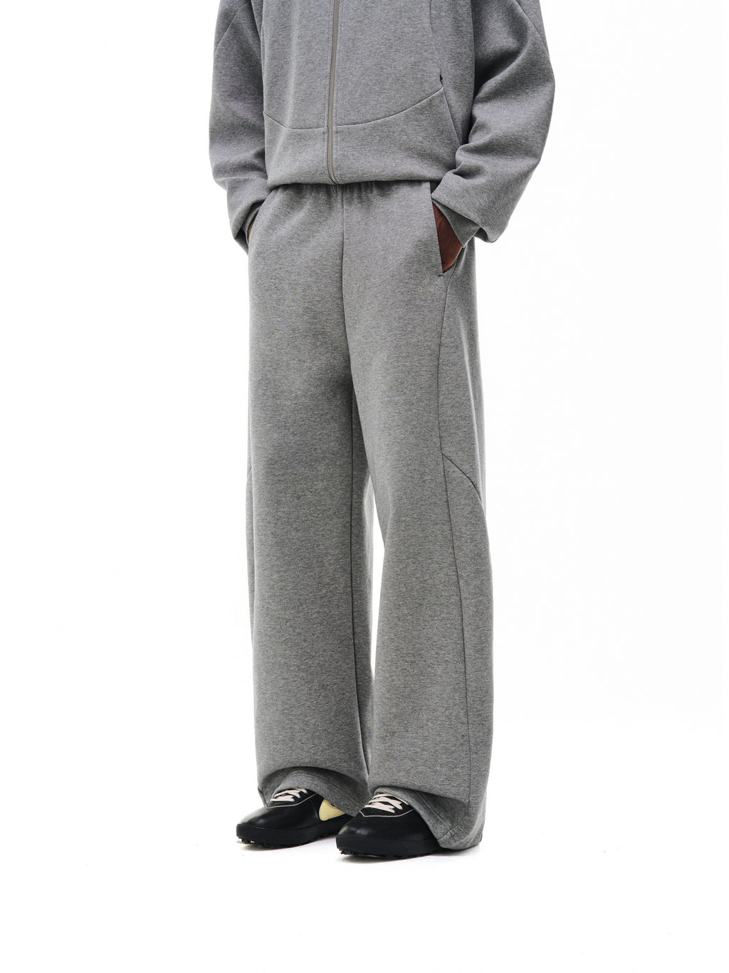 FPA Two-Tone Air Layer Structured Sweatpants 2026 New Style Casual Sports High-End Streetwear Loose Straight-Leg Pants