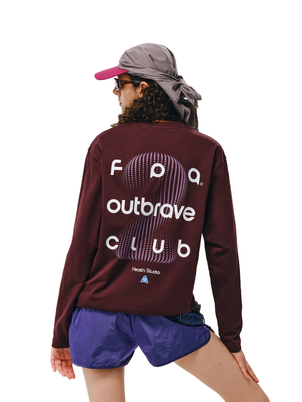 FPA Unidirectional Moisture-Wicking Printed Long-Sleeve Tee – Minimalist Design Round Neck Autumn Outdoor Couple T-Shirt