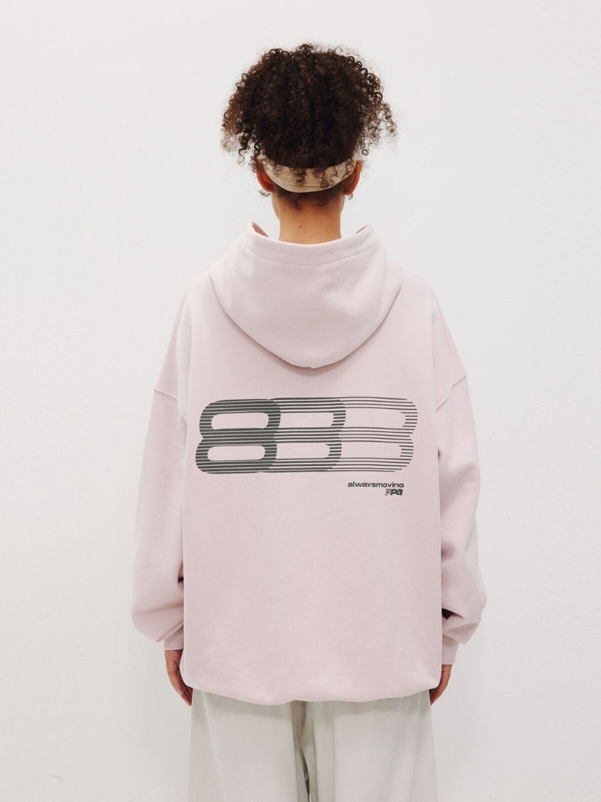 FPA Gradient Track Graphic Hoodie - Spring Casual Loose Fit Heavyweight Couple Style Streetwear Hooded Sweatshirt