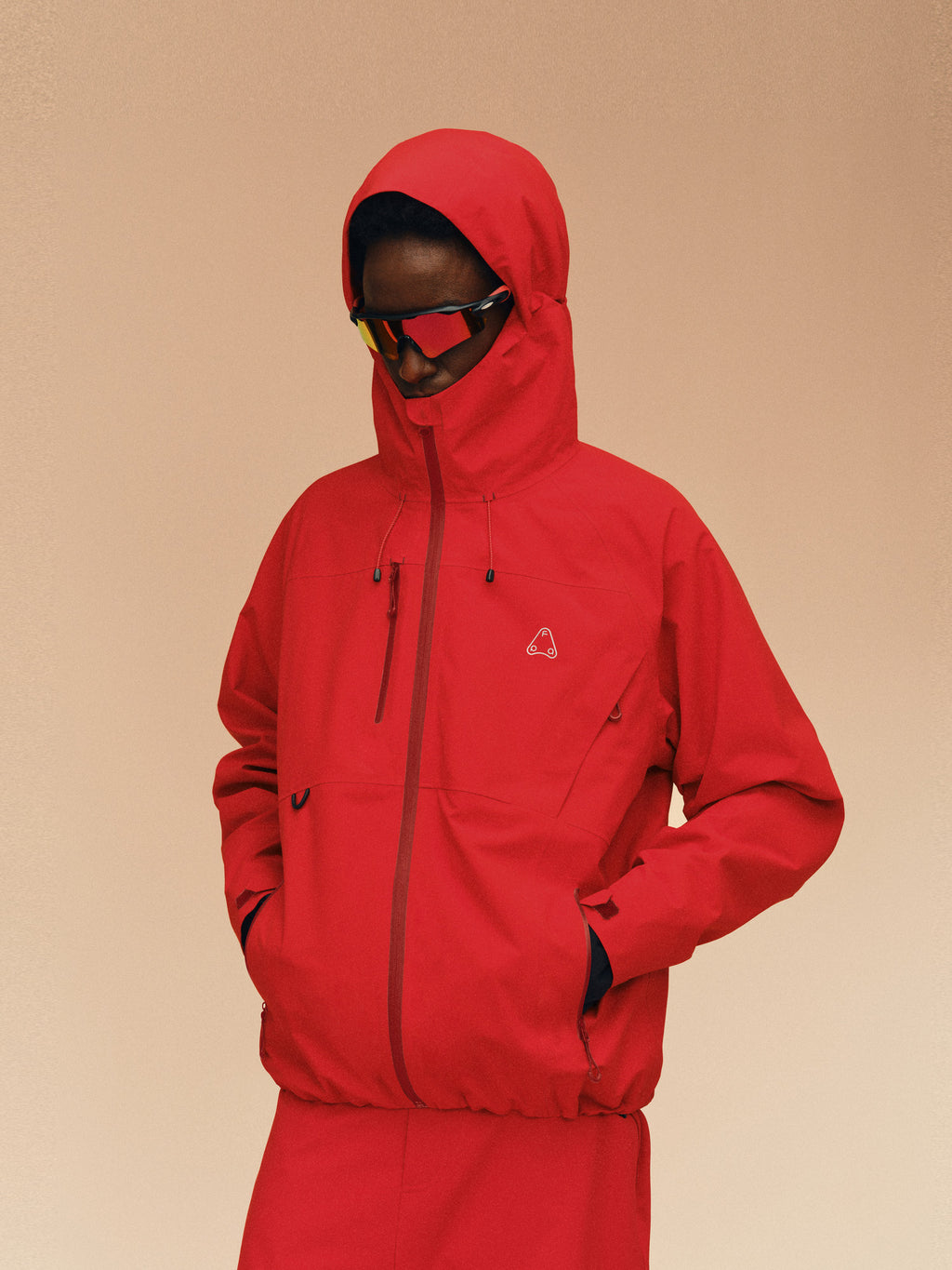 FPA Color-Block Windbreaker - Chinese New Year Limited Edition, Outdoor Sports, Windproof & Waterproof Hooded Jacket