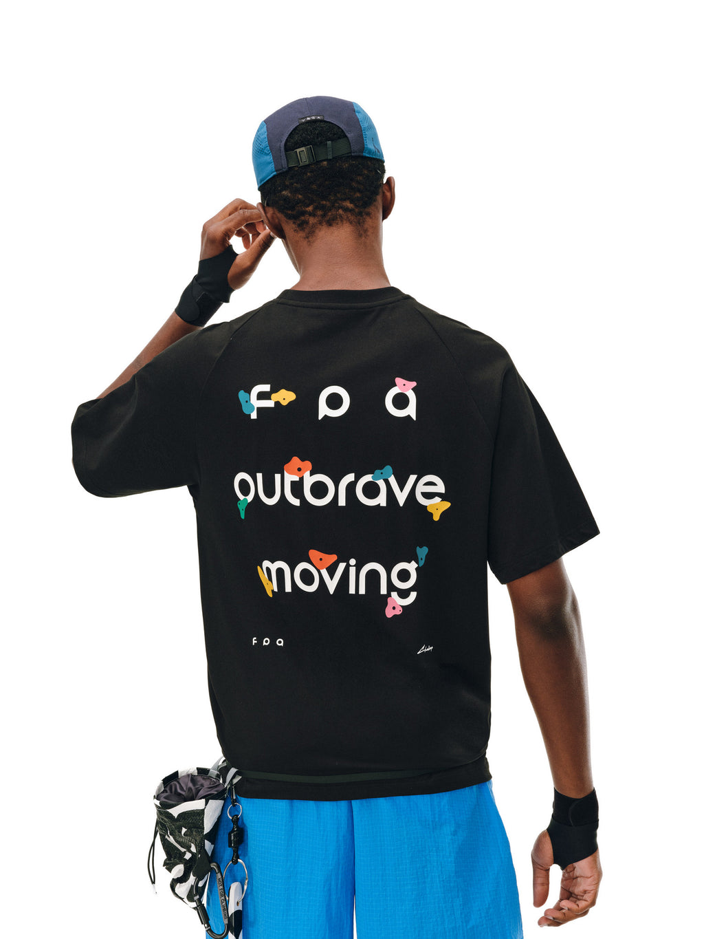 FPA Climbing Contrast Color COOLMAX Sports T-Shirt Summer Crew Neck Couple Half Sleeve Outdoor Breathable Short Sleeve Men