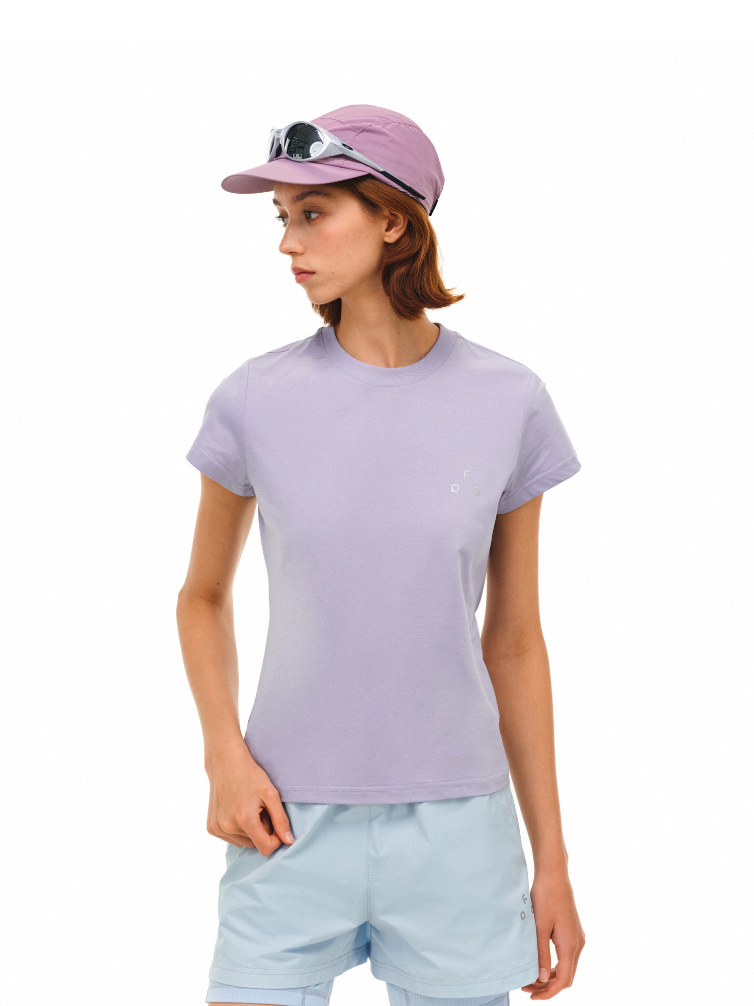 FPA Women's Quick-Dry Basic Short Sleeve T-Shirt for Summer, Moisture-Wicking, Outdoor Sports, Running, Fitness, Slim Fit, Black