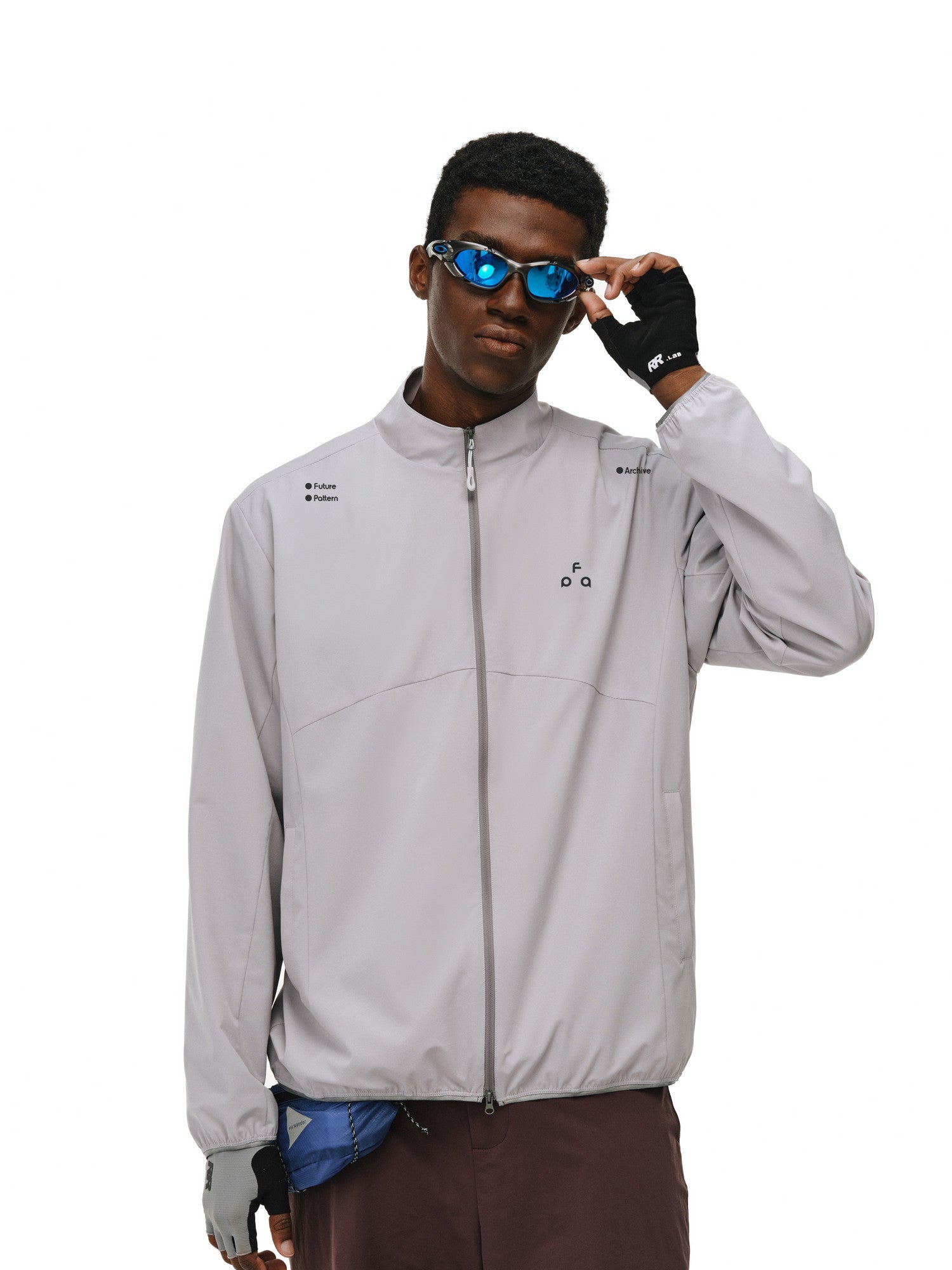 FPA Sports Running Jacket Basic Logo Outdoor Casual Zip-Up Stand Collar Lightweight Couple Spring Autumn Jacket for Men