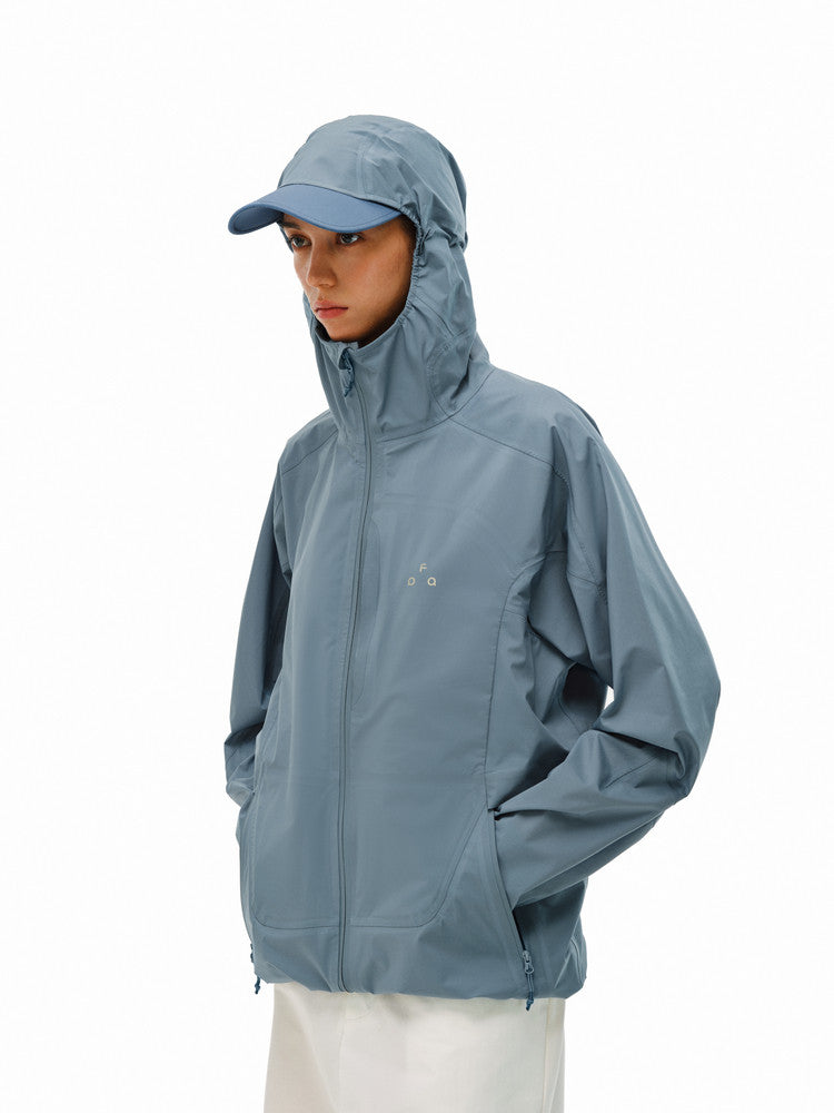 FPA Structure Water-Resistant Multi-Pocket Hiking Jacket with Underarm Ventilation, Outdoor Sports Coat