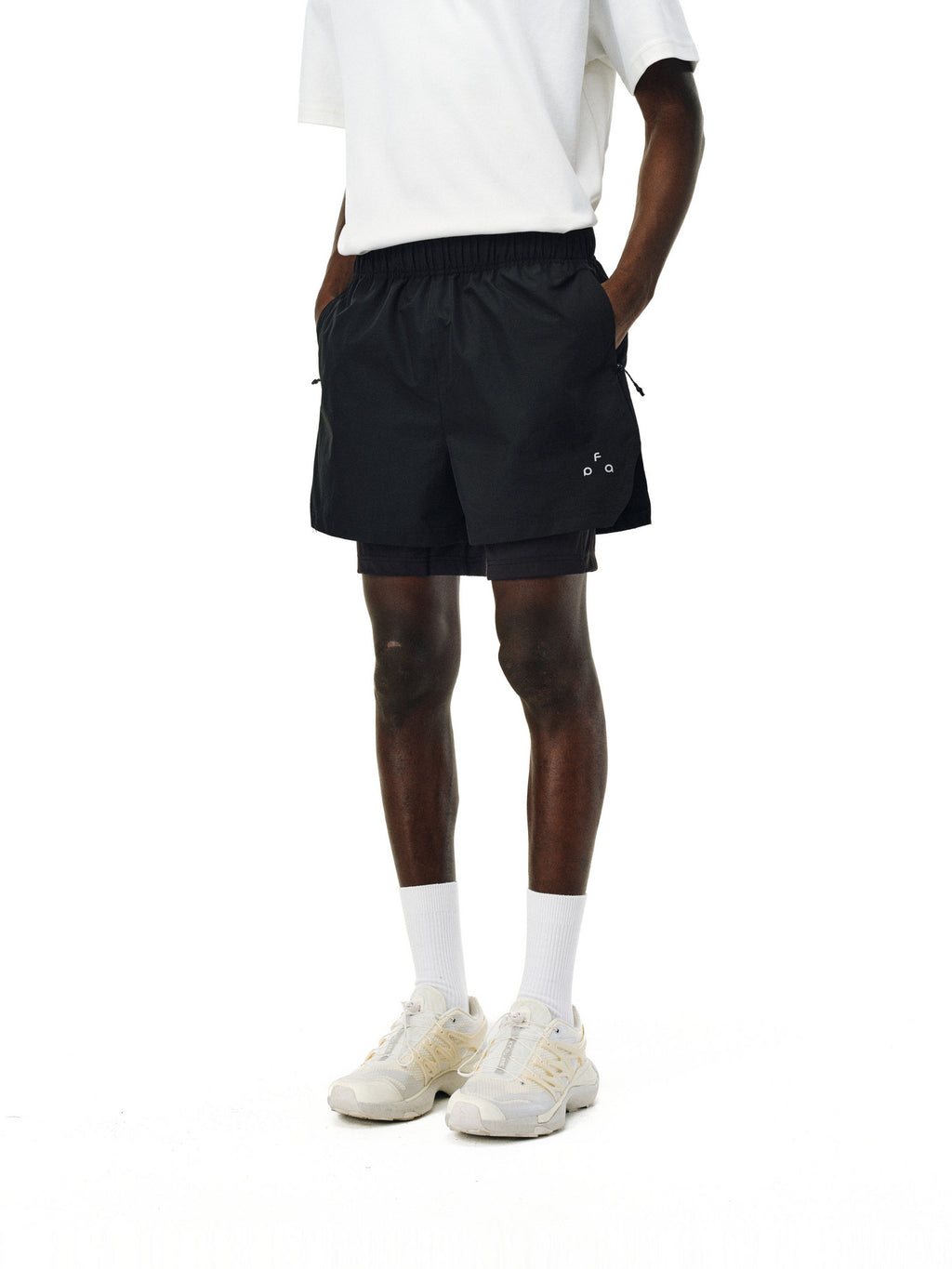 FPA Outdoor Waterproof Two-Layer Running Training Shorts - Chinese Street Style Sports Hiking Fitness Basketball Summer Casual Pants