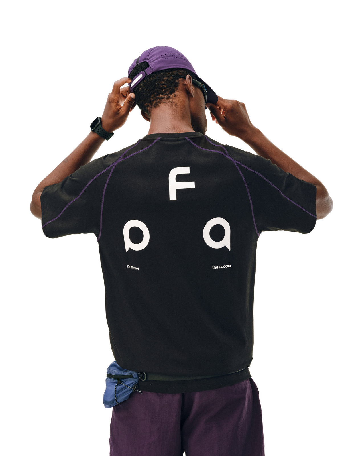 FPA Contrast Stitch Logo Quick-Dry Short Sleeve T-Shirt for Outdoor Sports, Summer Premium Crew Neck Couple Tee