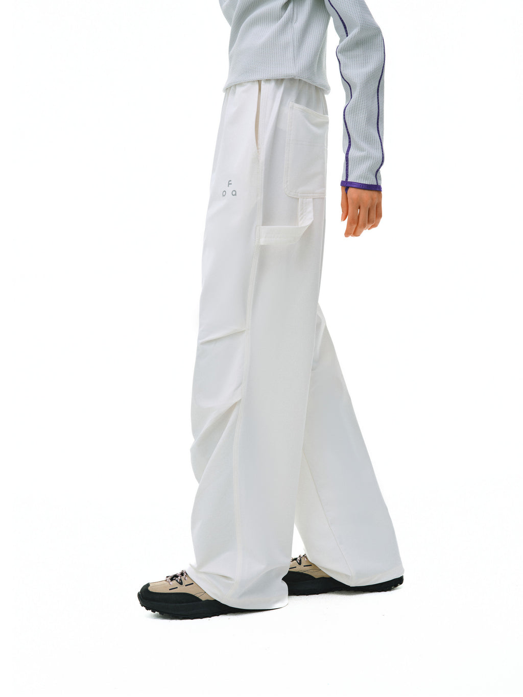 FPA Outdoor Soft Shell Waterproof Anti-Static Draped Four-Season Trousers 2026 New Style Loose Casual Paratrooper Pants