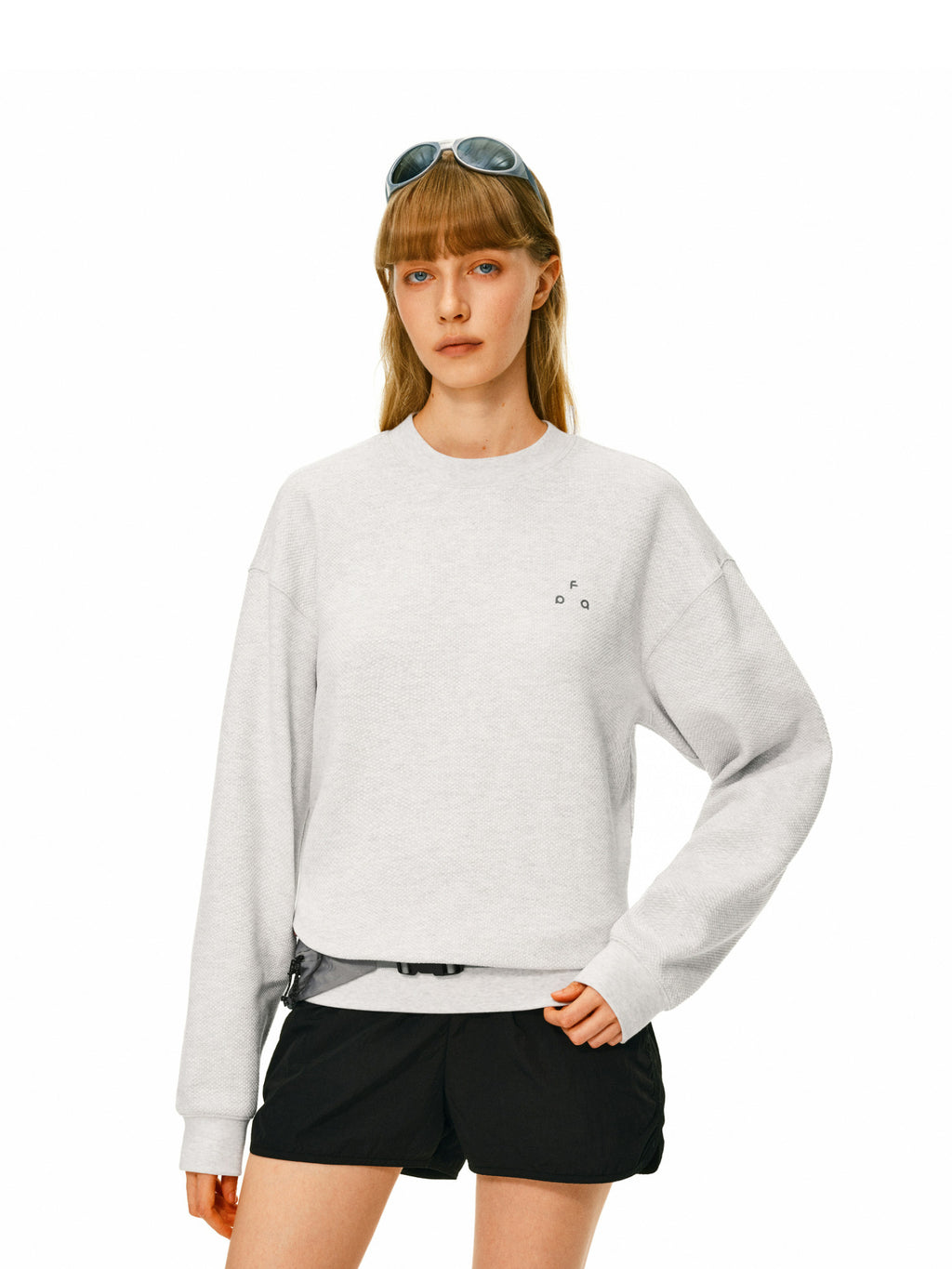 FPA Basic Printed Crew Neck Sweatshirt – Autumn Lyocell Premium Print Unisex Couple Pullover Top