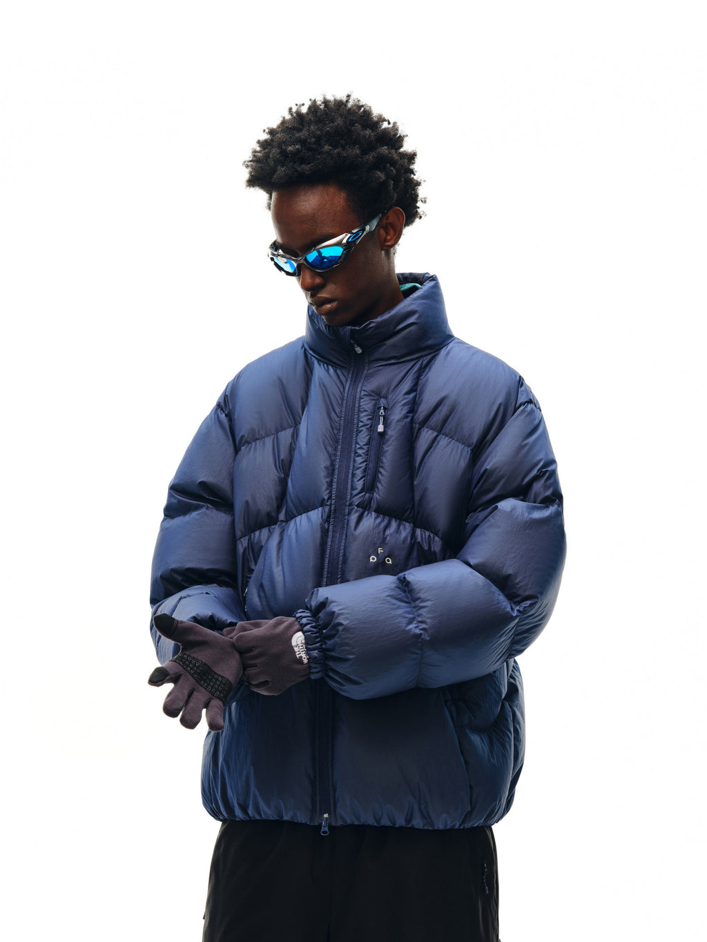 FPA Skin-Feel Glossy Quilted Stand-Collar Down Jacket Winter Essential Premium Warmth