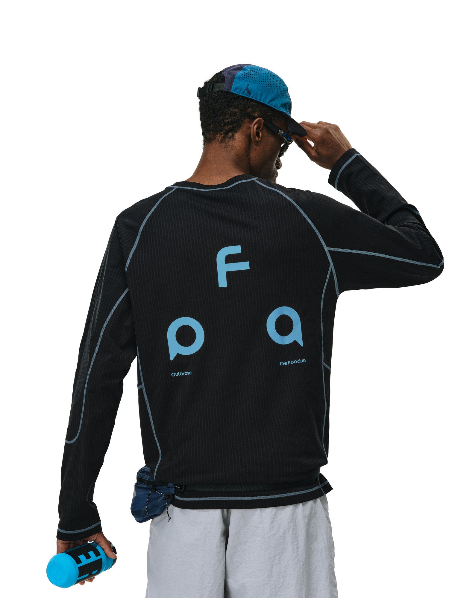 FPA Fleece Moisture-Wicking Anti-Static Long-Sleeve Outdoor Sports Tee - Casual Couple Round Neck T-Shirt