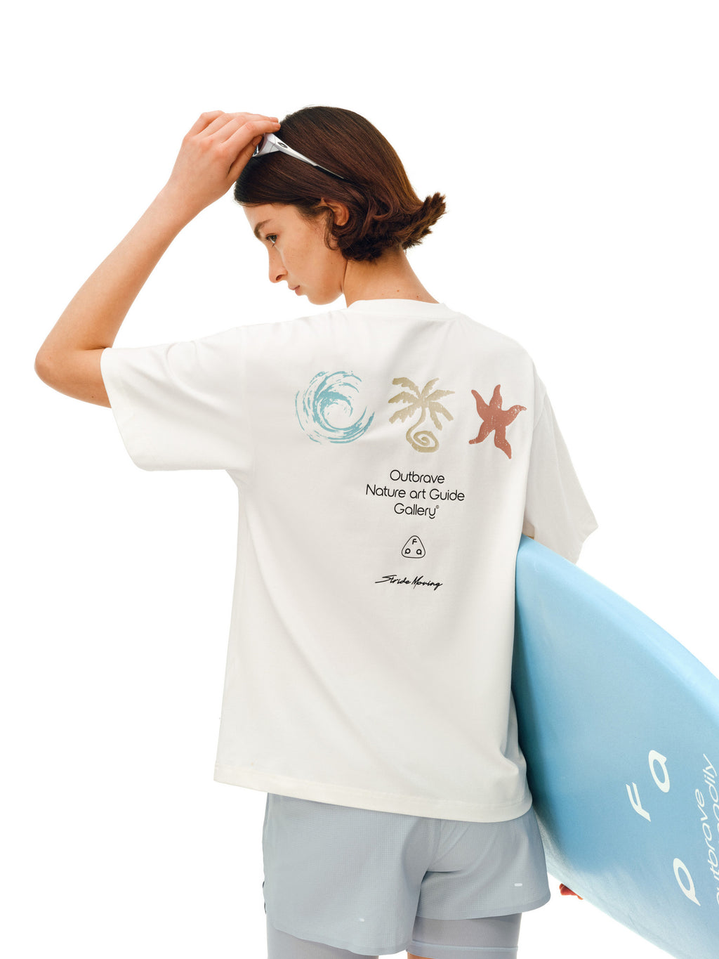 FPA Summer Paradise Elements Casual COOLMAX Short Sleeve T-Shirt – Summer Outdoor Cool-Touch Breathable Couple's Sports Tee