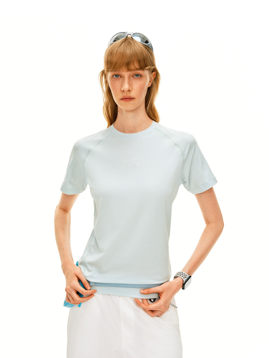 FPA Coolmax Quick-Dry Structured Short Sleeve T-Shirt - Summer Basic Logo Cooling Breathable Outdoor Sports Couple Tee