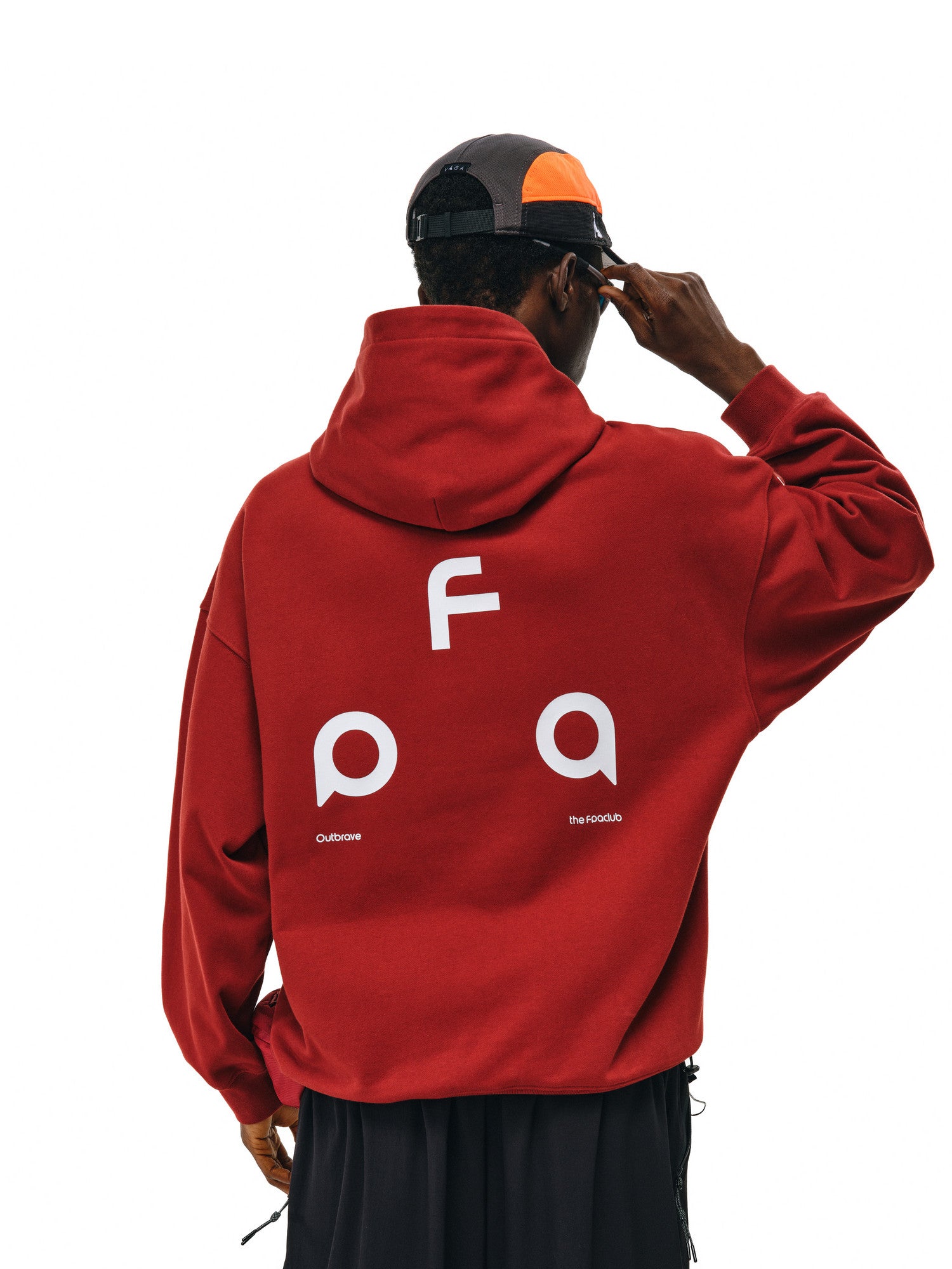 FPA Warm Fleece Hooded Sweatshirt - Chinese Streetwear Trend, Heavyweight, Spring/Fall, Unisex Couple Hoodie