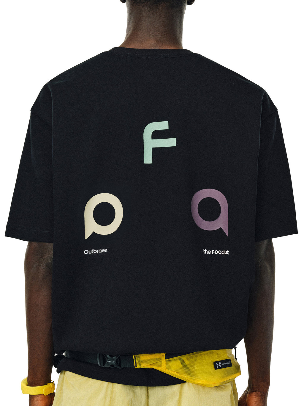 FPA Ice Cream Color Block Quick-Dry Antibacterial Sports Short Sleeve 2026 New Loose Round Neck Heavyweight Couple Half Sleeve Men