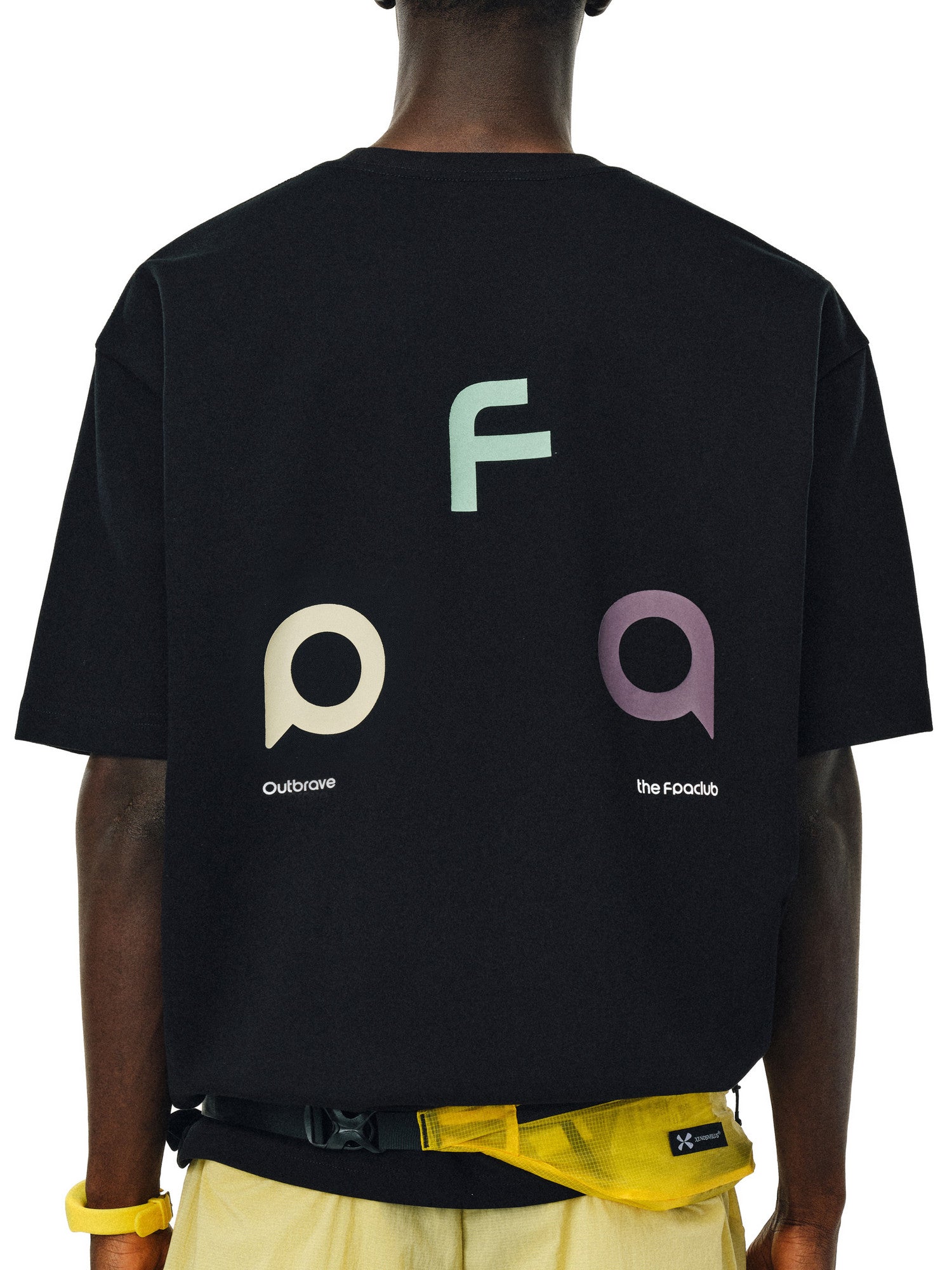FPA Ice Cream Color Block Quick-Dry Antibacterial Sports Short Sleeve 2026 New Loose Round Neck Heavyweight Couple Half Sleeve Men