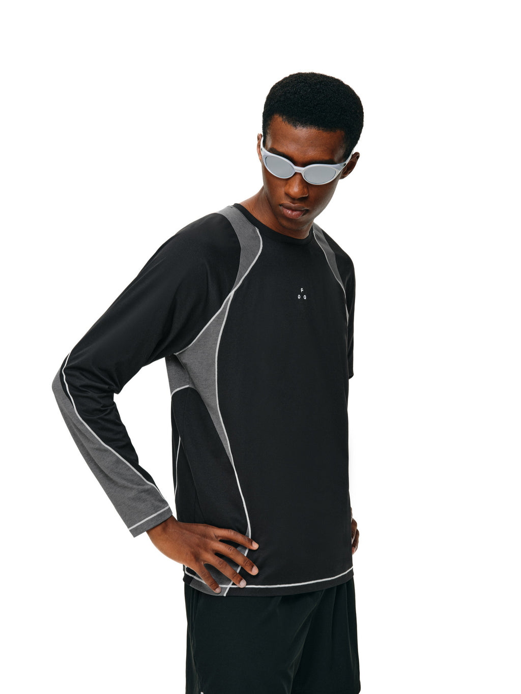 FPA Arc Contrast Breathable Training Long Sleeve Outdoor Sports Crew Neck Couple Casual Autumn T-Shirt
